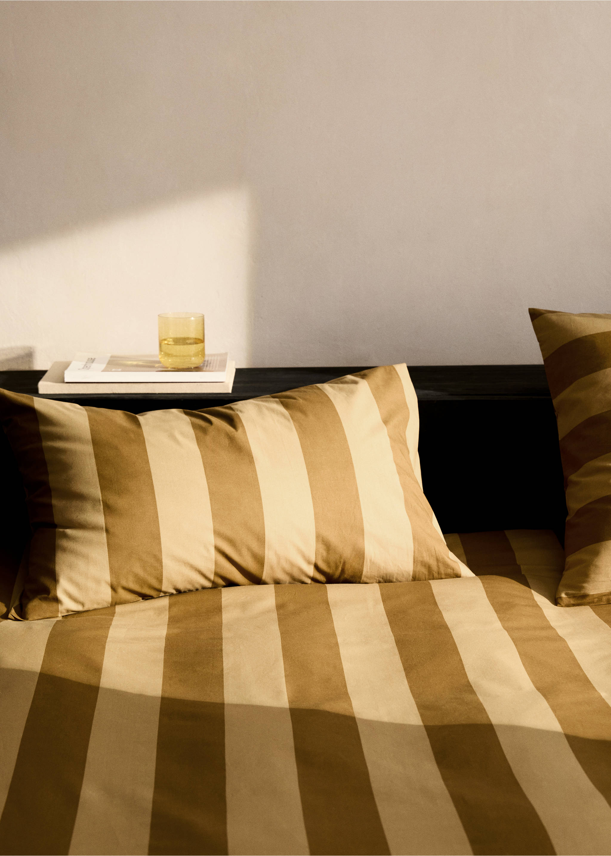 Csíkos perkálpamut paplanhuzat 90 cm-es ágyra - A termék adatai 7, Zöld. Ref: 87002991-00.