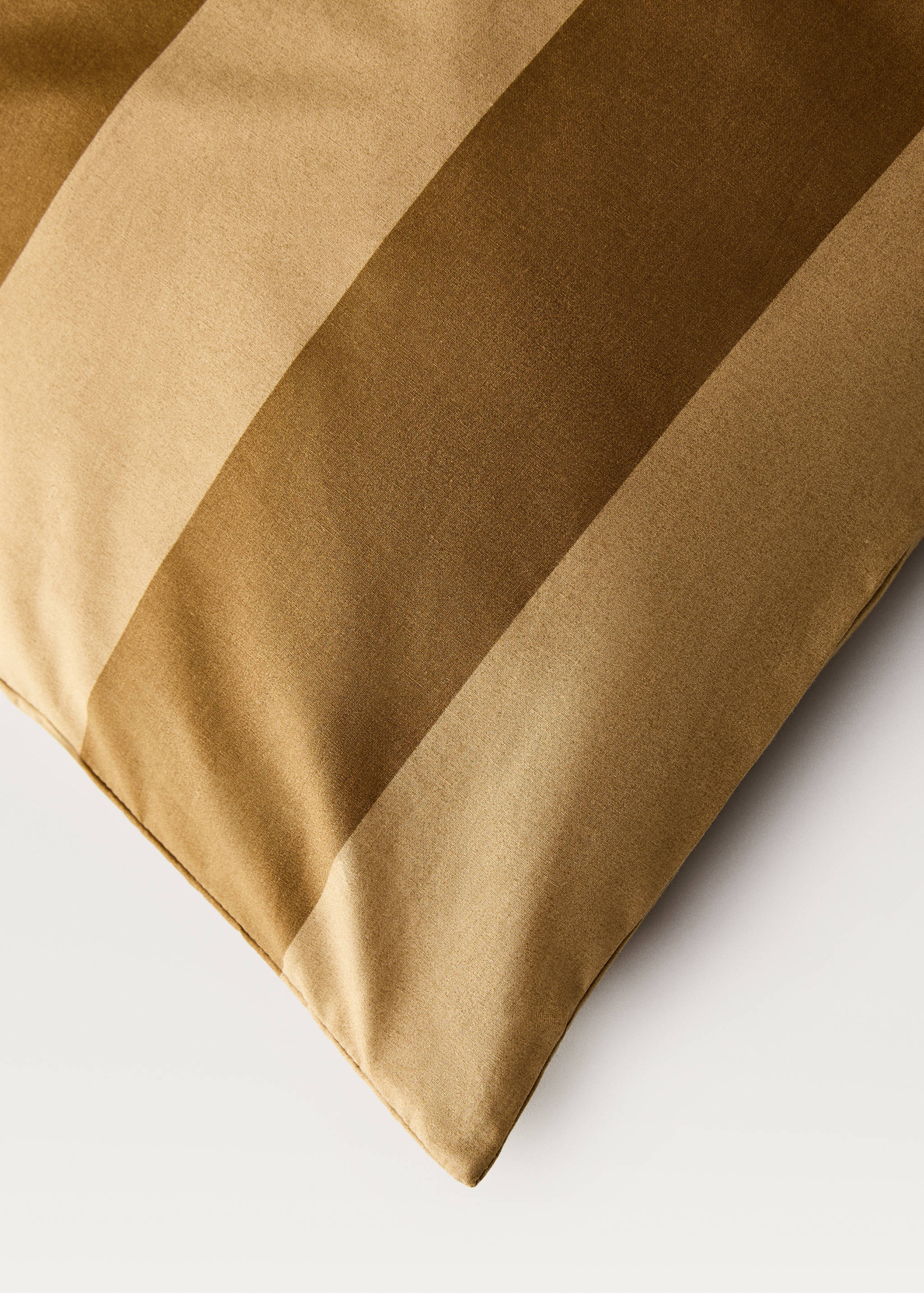 500 threads cotton percale striped duvet cover Single bed - Details of the article 2