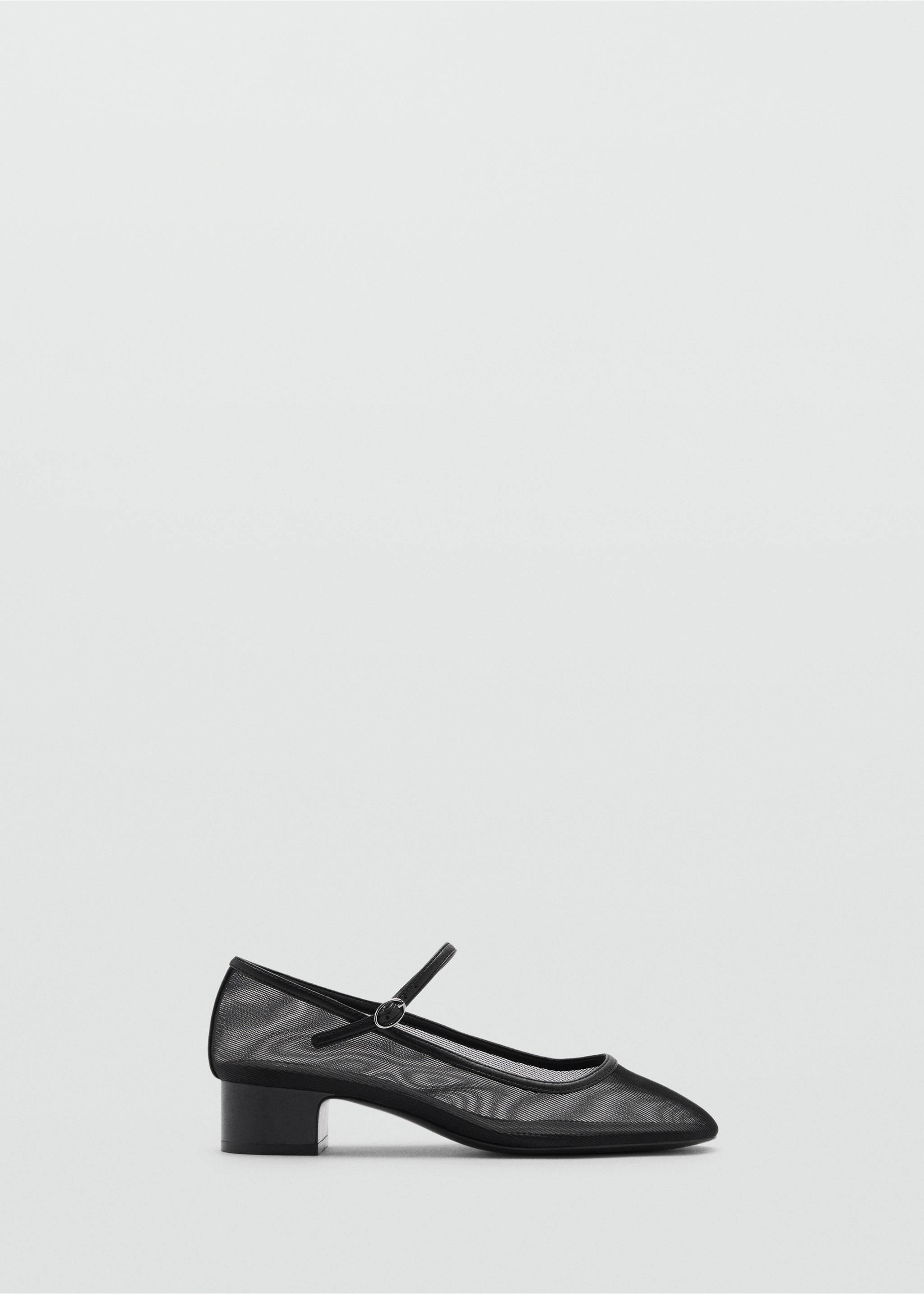 Chaussure maille filet bride à boucle - Article sans modèle, Noir. Ref: 87003278-00.