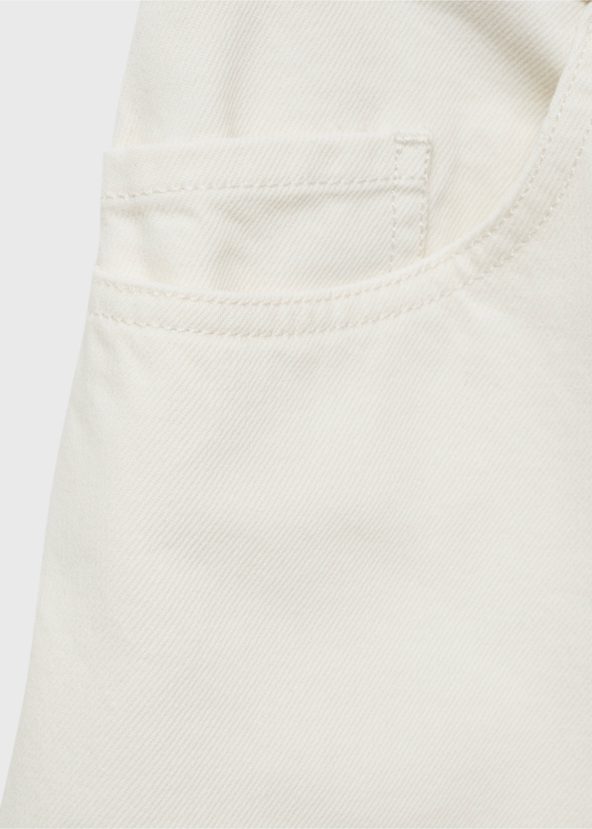 Wide leg jeans with zip - Details of the article 0, Light/Pastel Grey. Ref: 87003287-00.