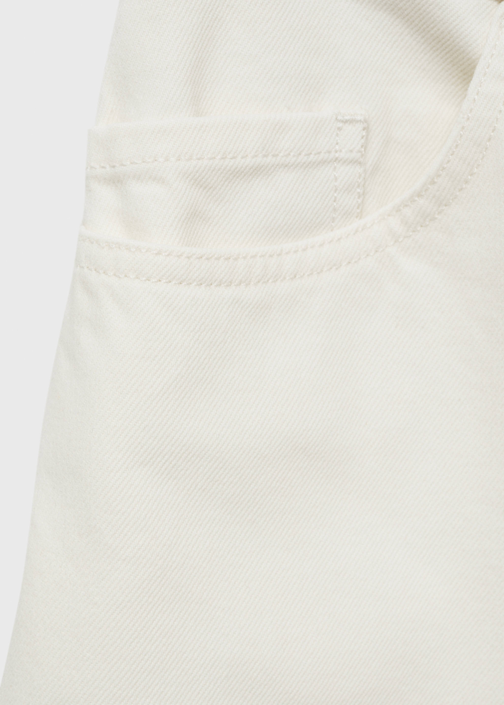 Wide leg jeans with zip - Details of the article 0