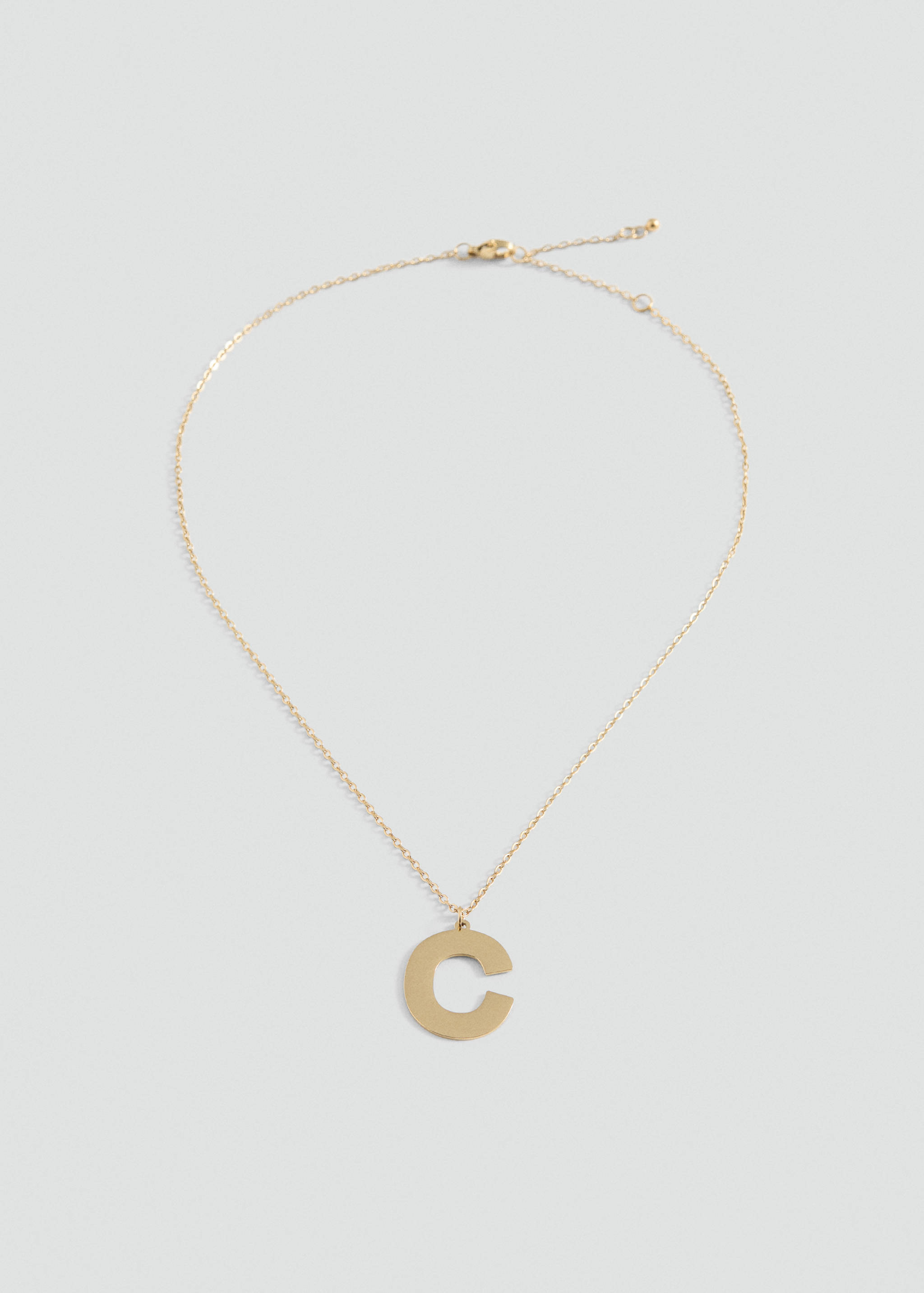 Letter Pendant Necklace - Article without model