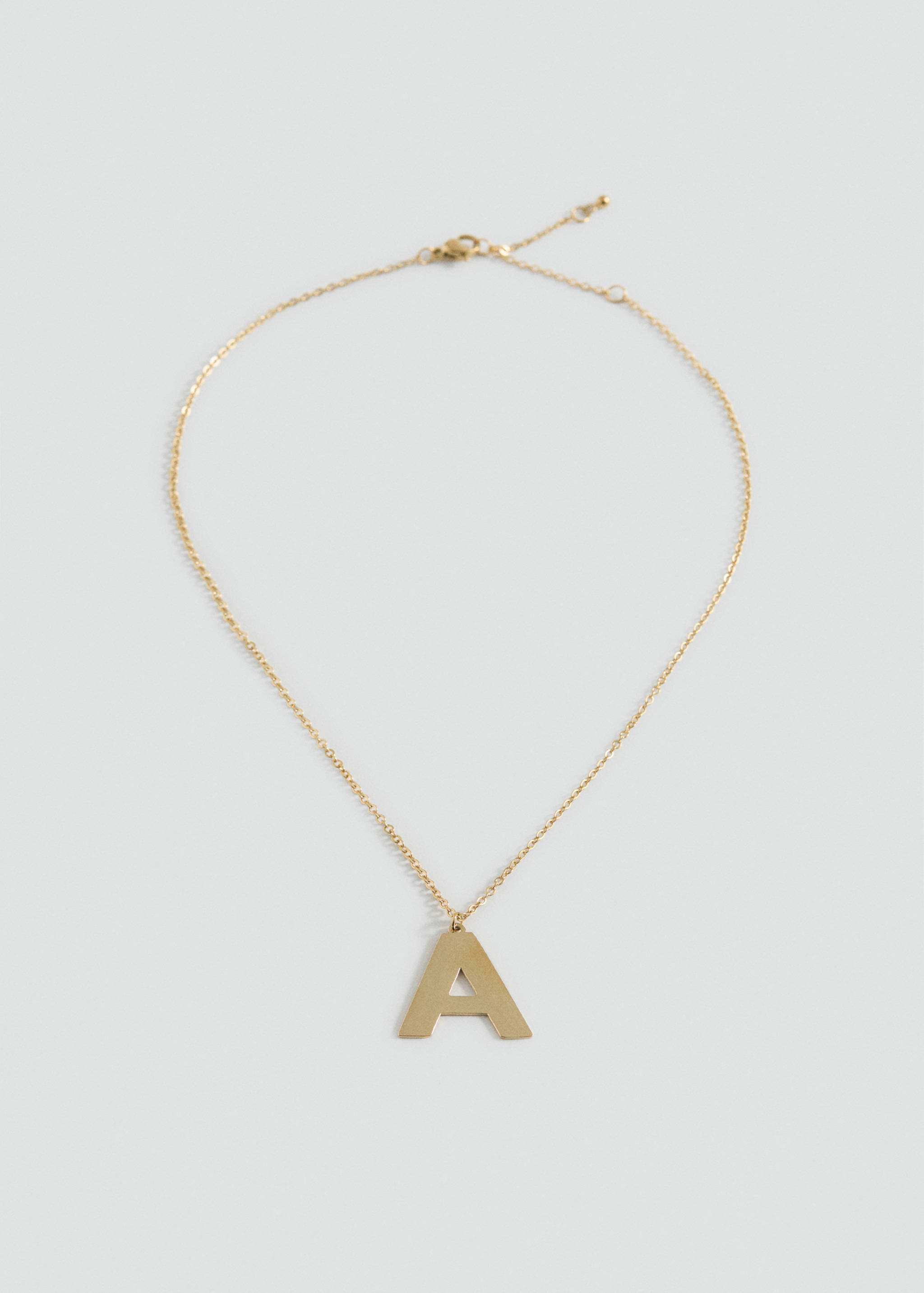 Letter Pendant Necklace - Article without model