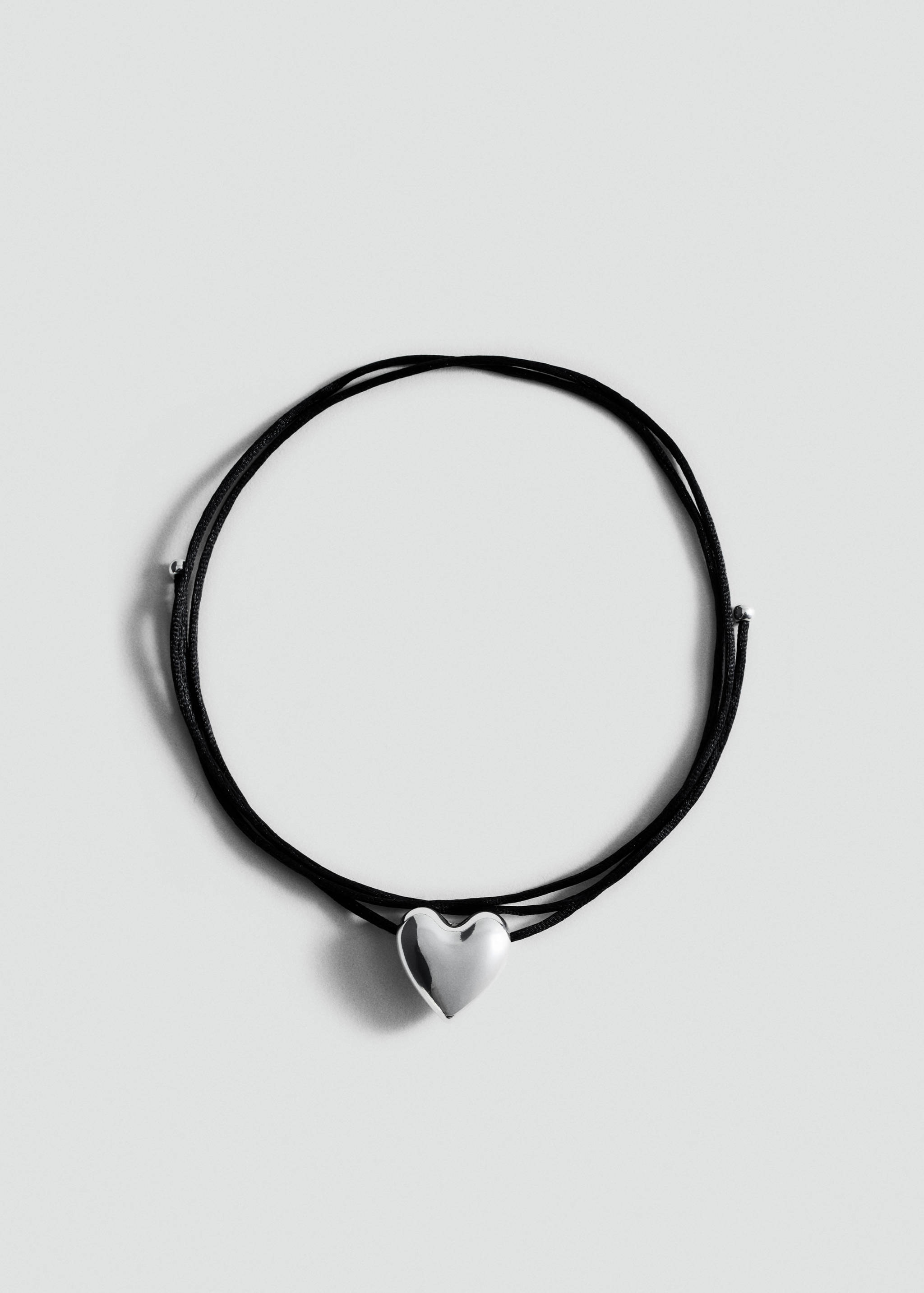 Heart cord necklace - Article without model