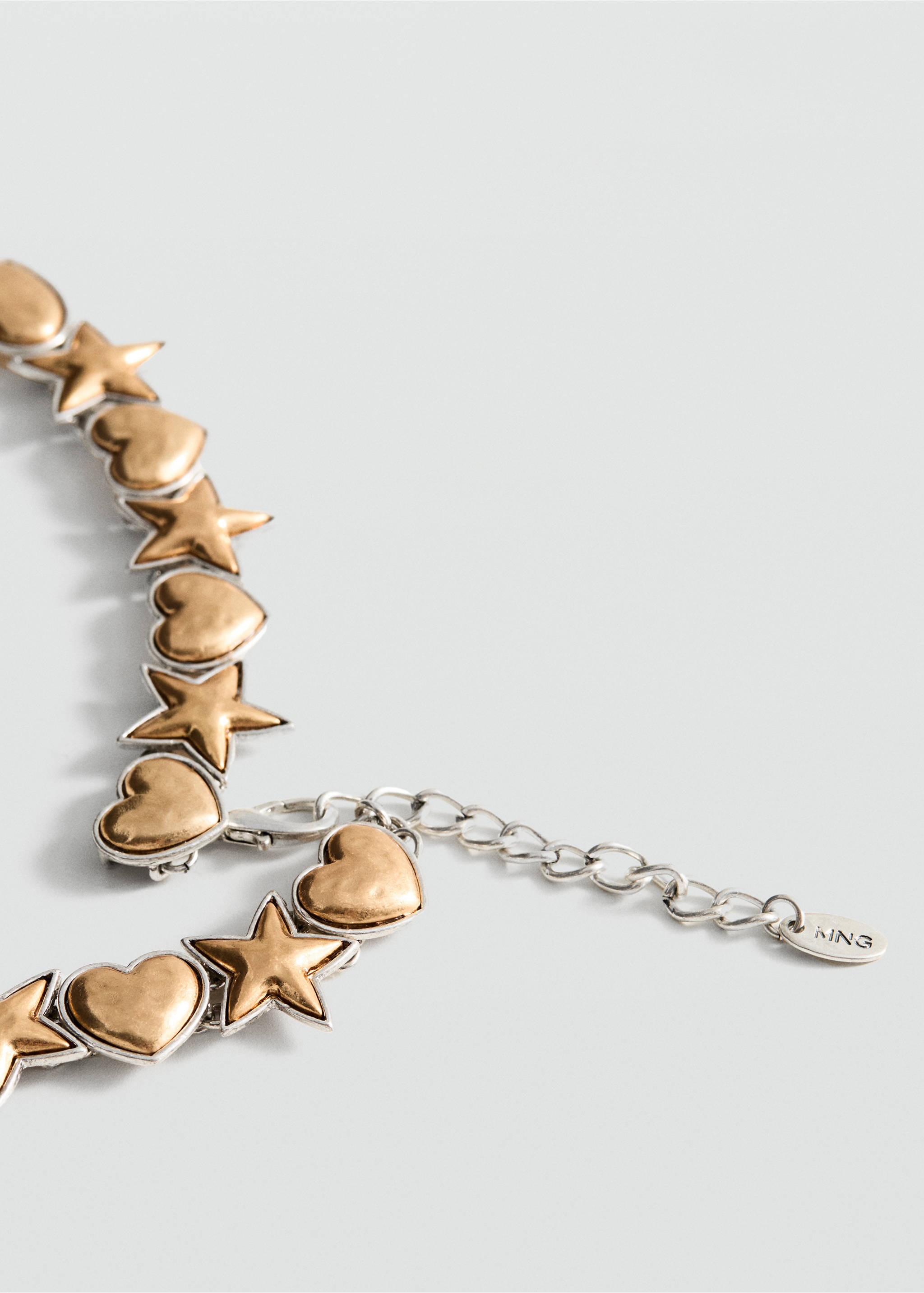 Collar formas combinadas - Plano medio, Oro. Ref: 87003318-00.