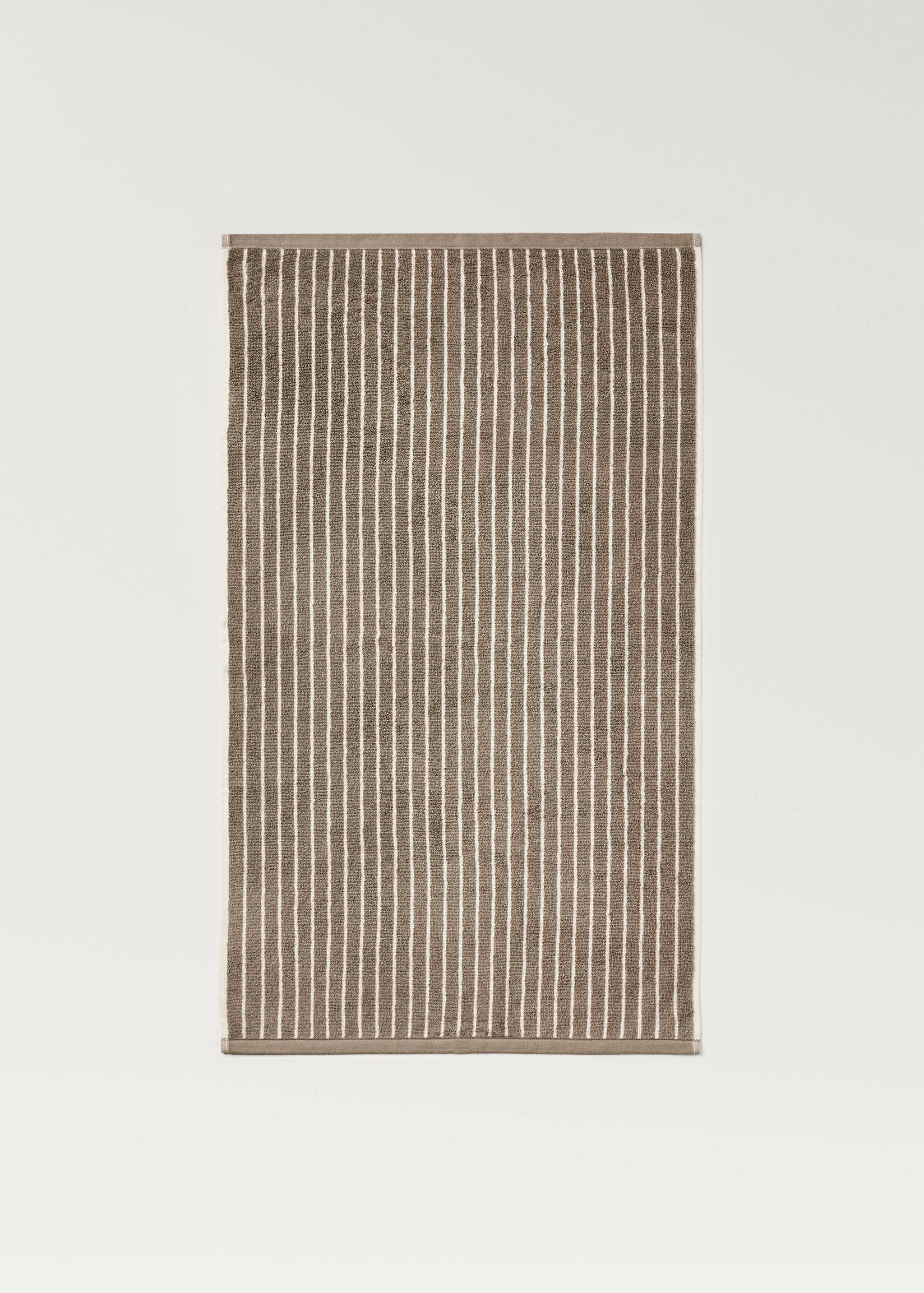 Serviette toilette rayure bicolore - Détail de l'article 4