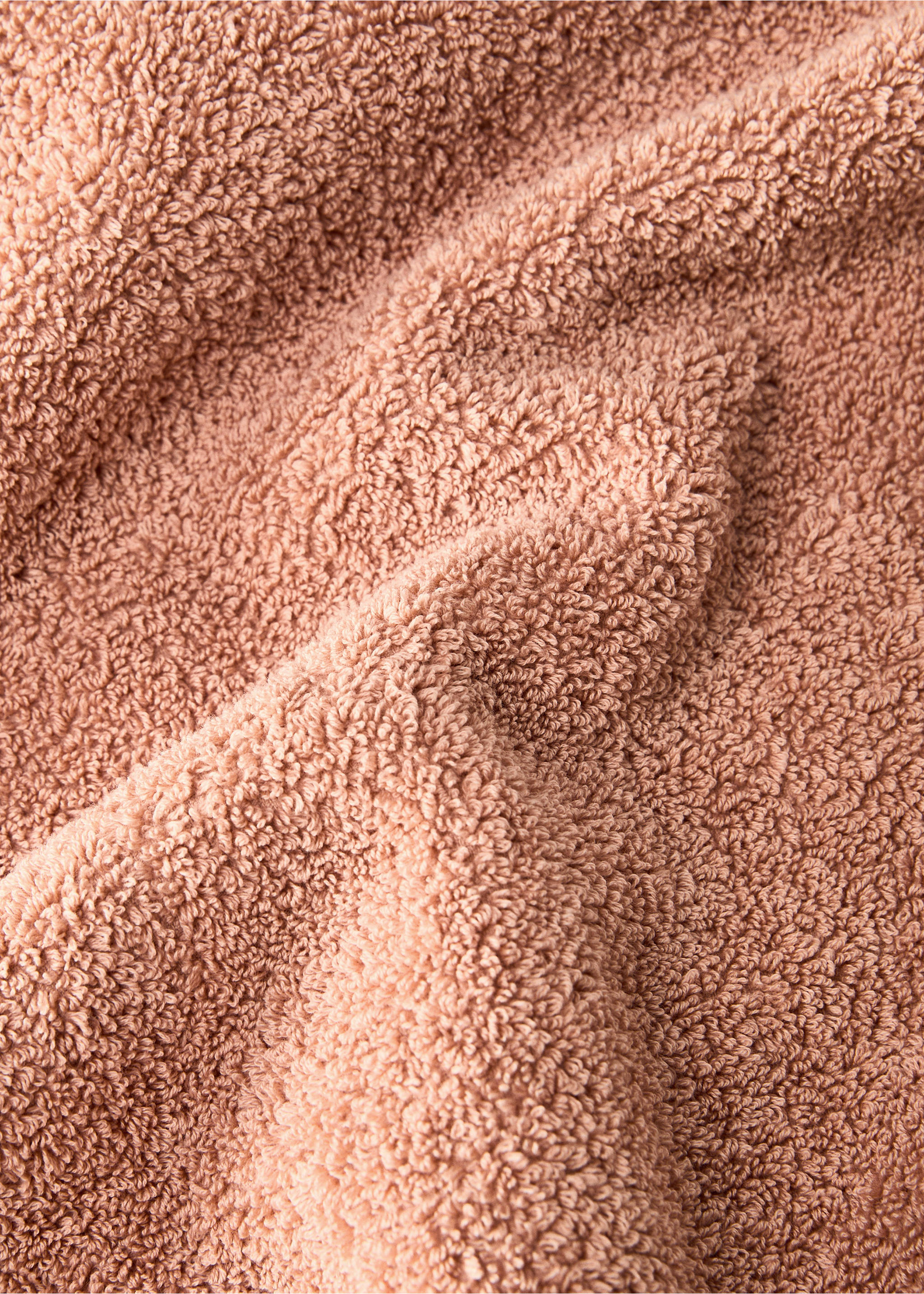 Stückgefärbtes Gästetuch - Detail des Artikels 3, Pfirsich. Ref: 87003330-00.