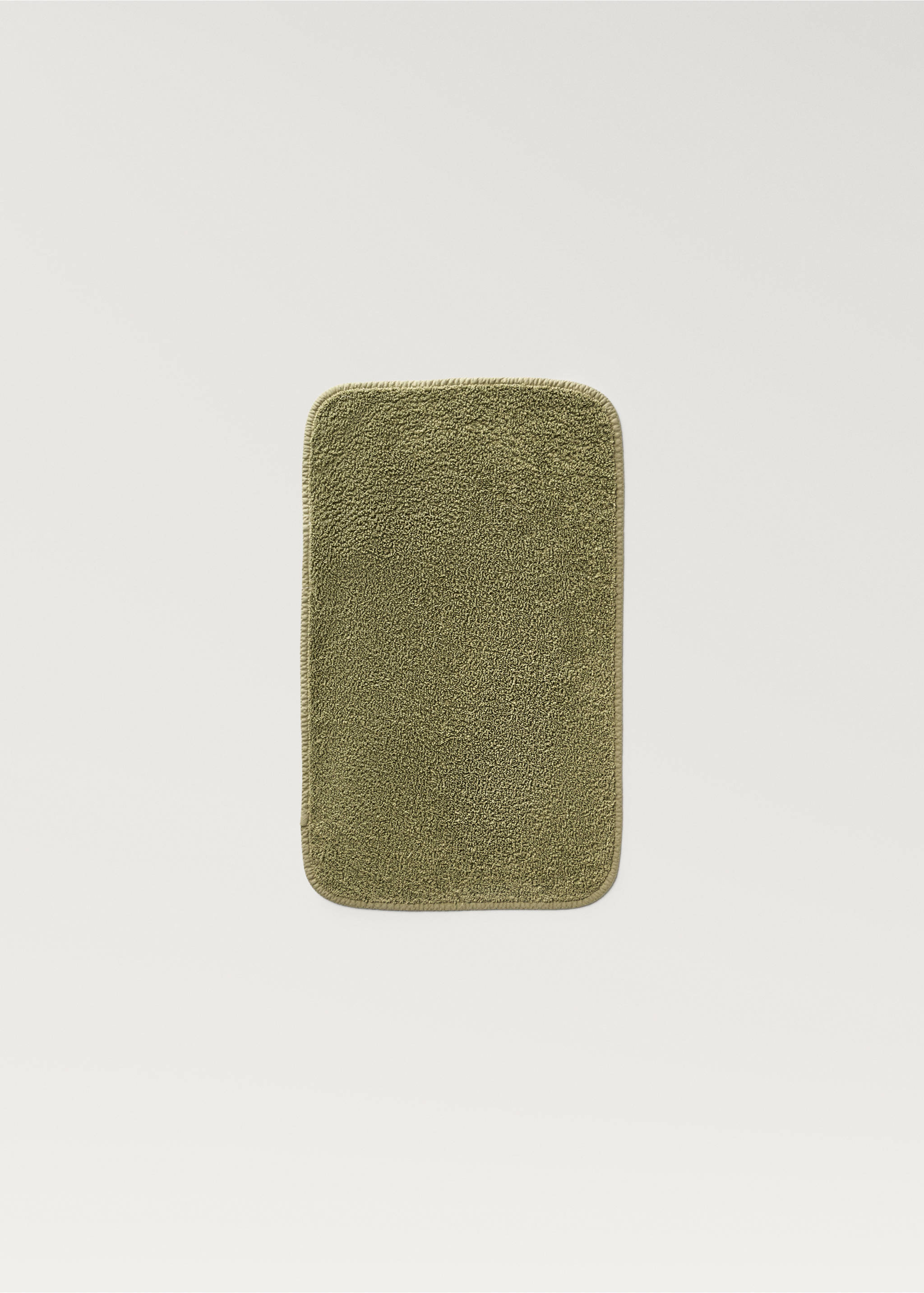 Stückgefärbtes Gästetuch - Detail des Artikels 1, Grün. Ref: 87003330-00.