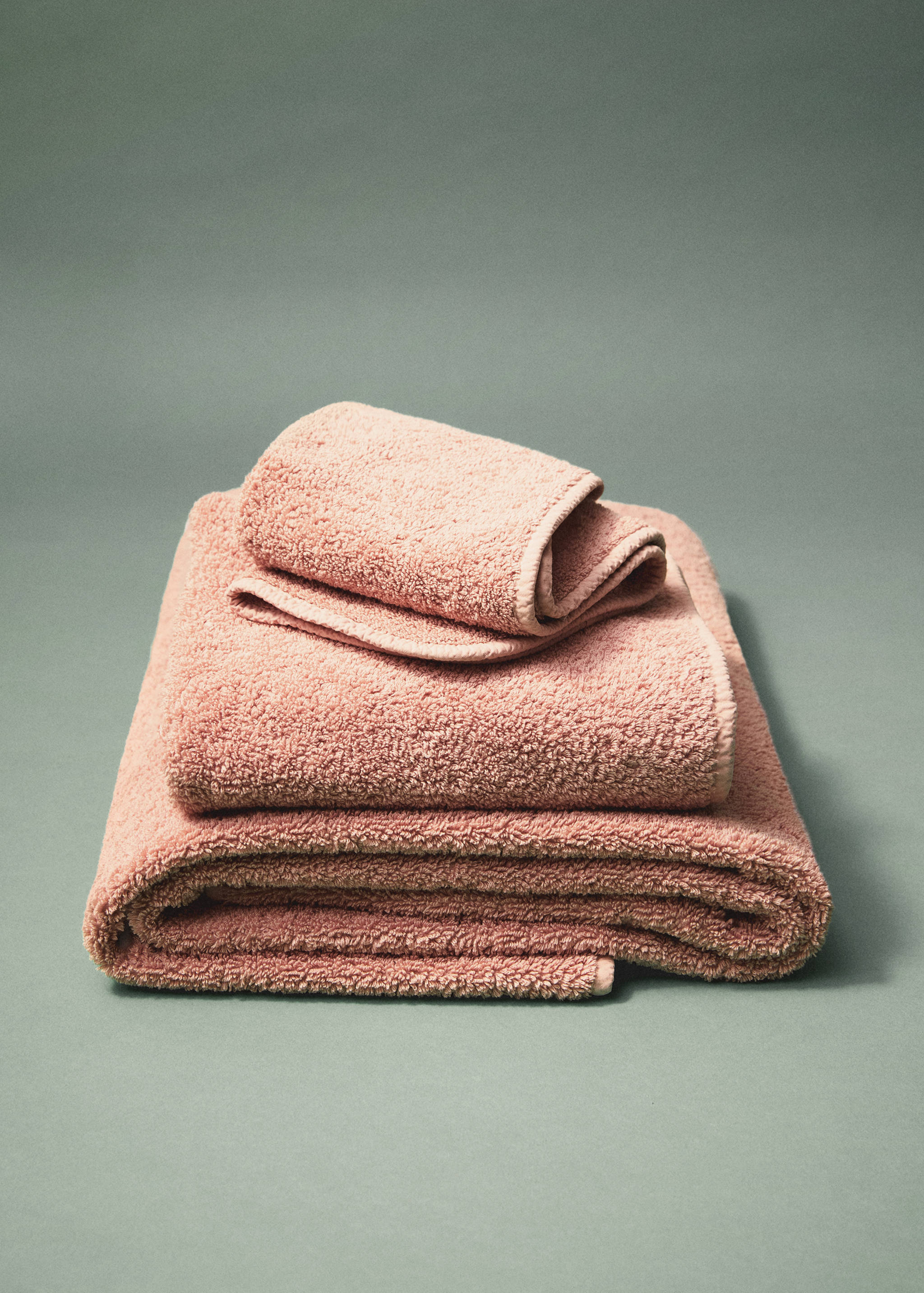 Washbasin towel with dyed piece - Details of the article 8