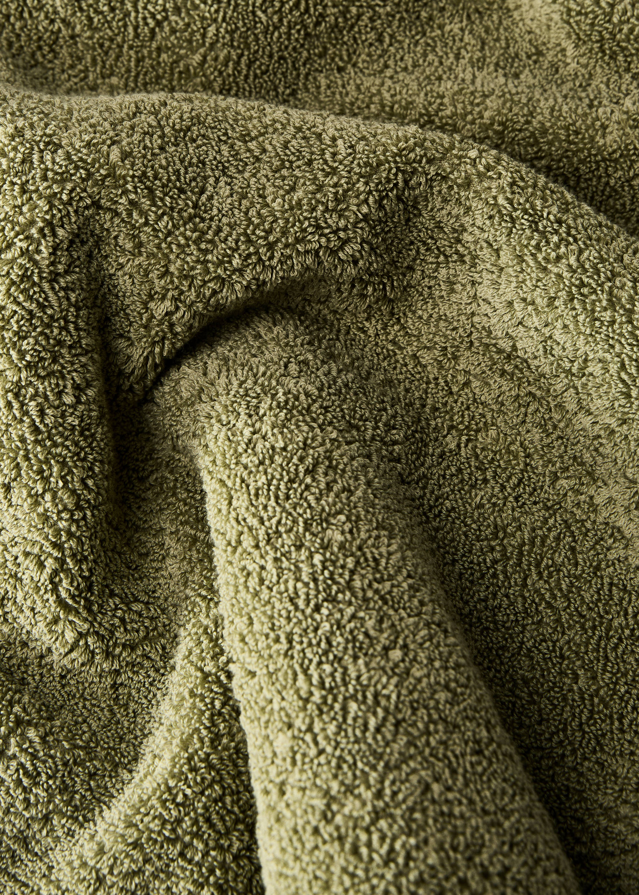 Washbasin towel with dyed piece - Details of the article 3