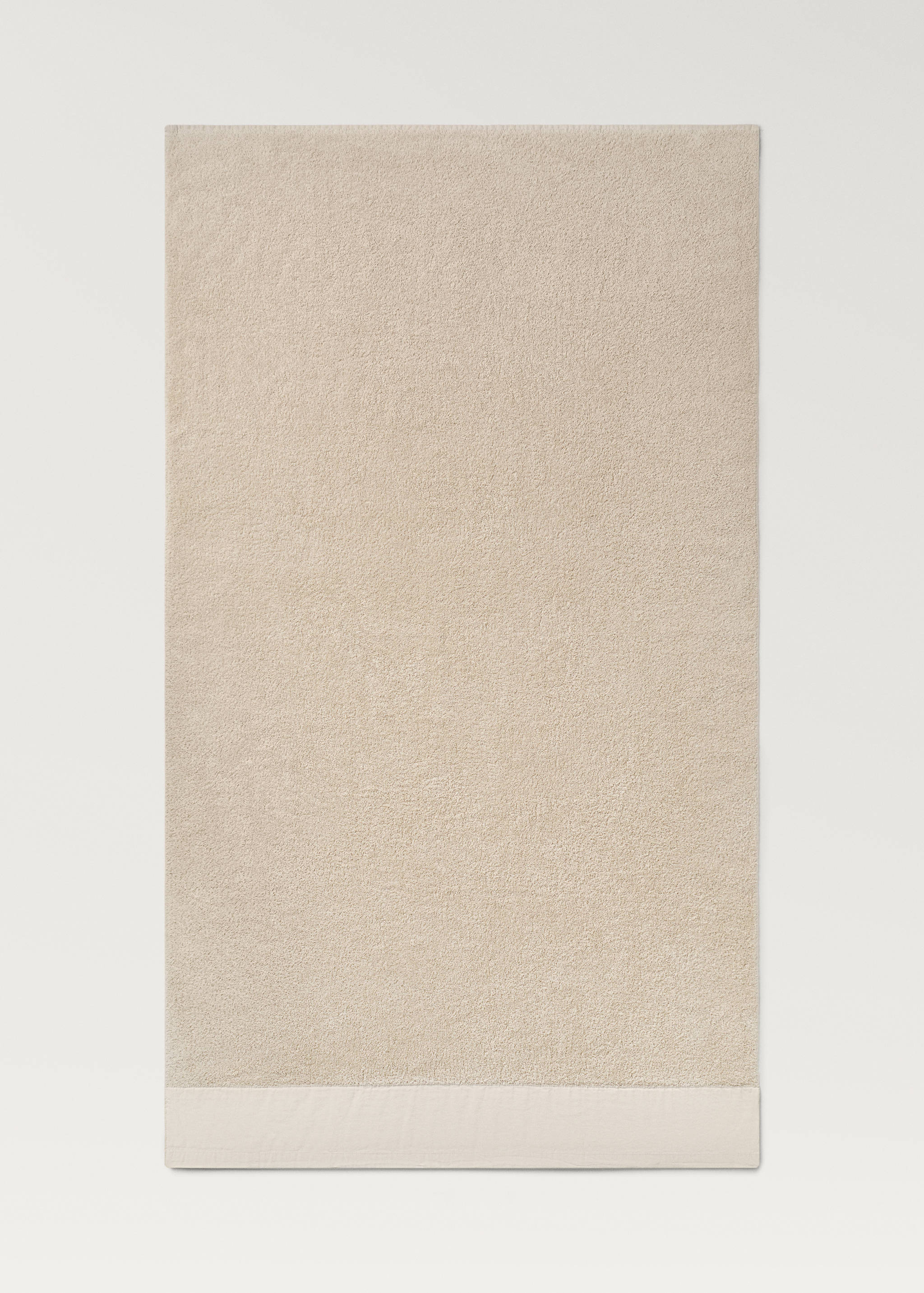 Bath towel with linen trim - Details of the article 3
