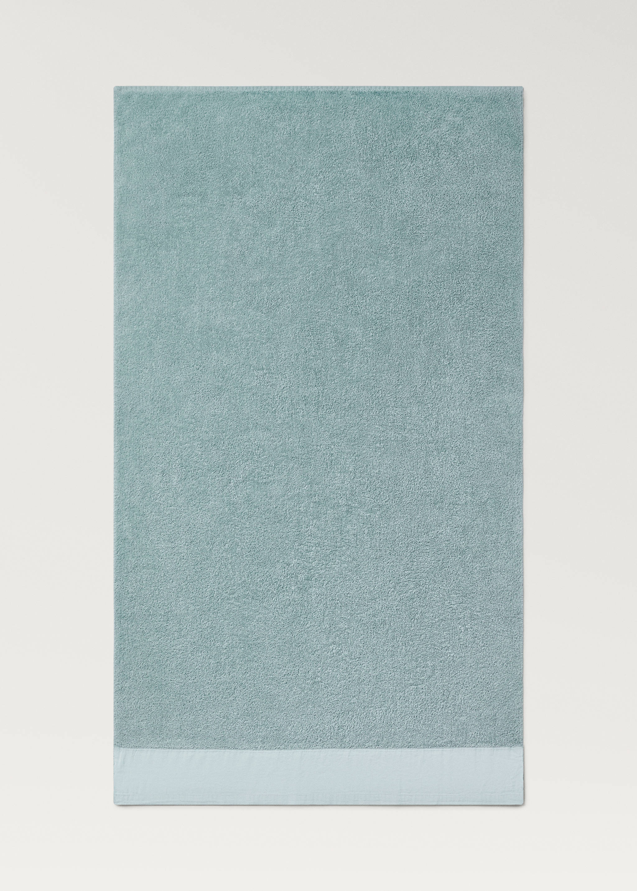 Bath towel with linen trim - Details of the article 3