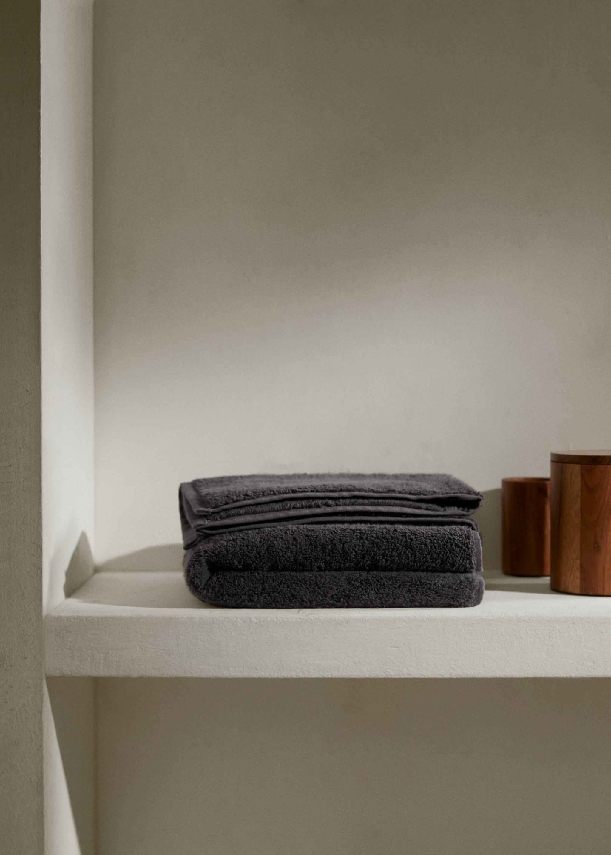 Tovallola lavabo cotó suau - Pla general