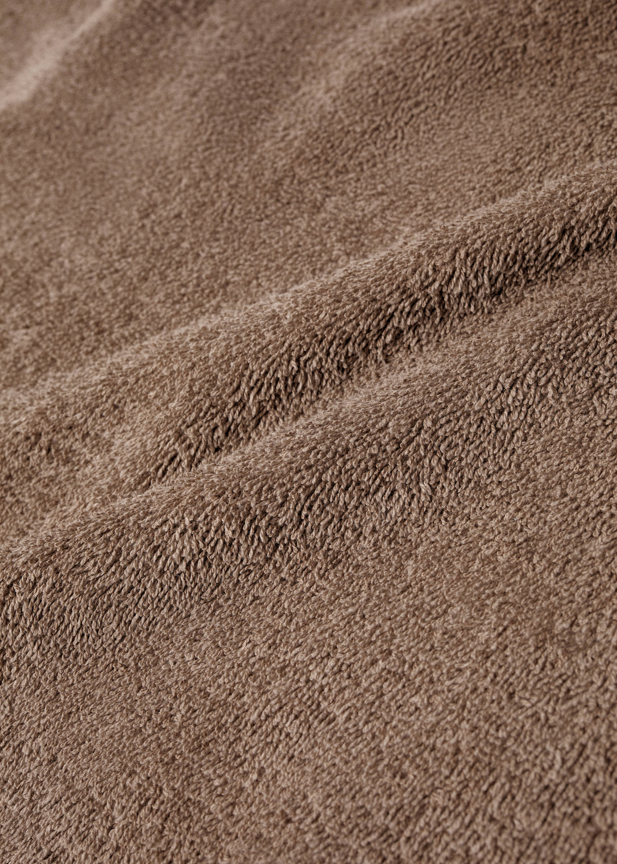 Πετσέτα χεριών  από οργανικό βαμβάκι και κρόσσια - Λεπτομέρεια του προϊόντος 2