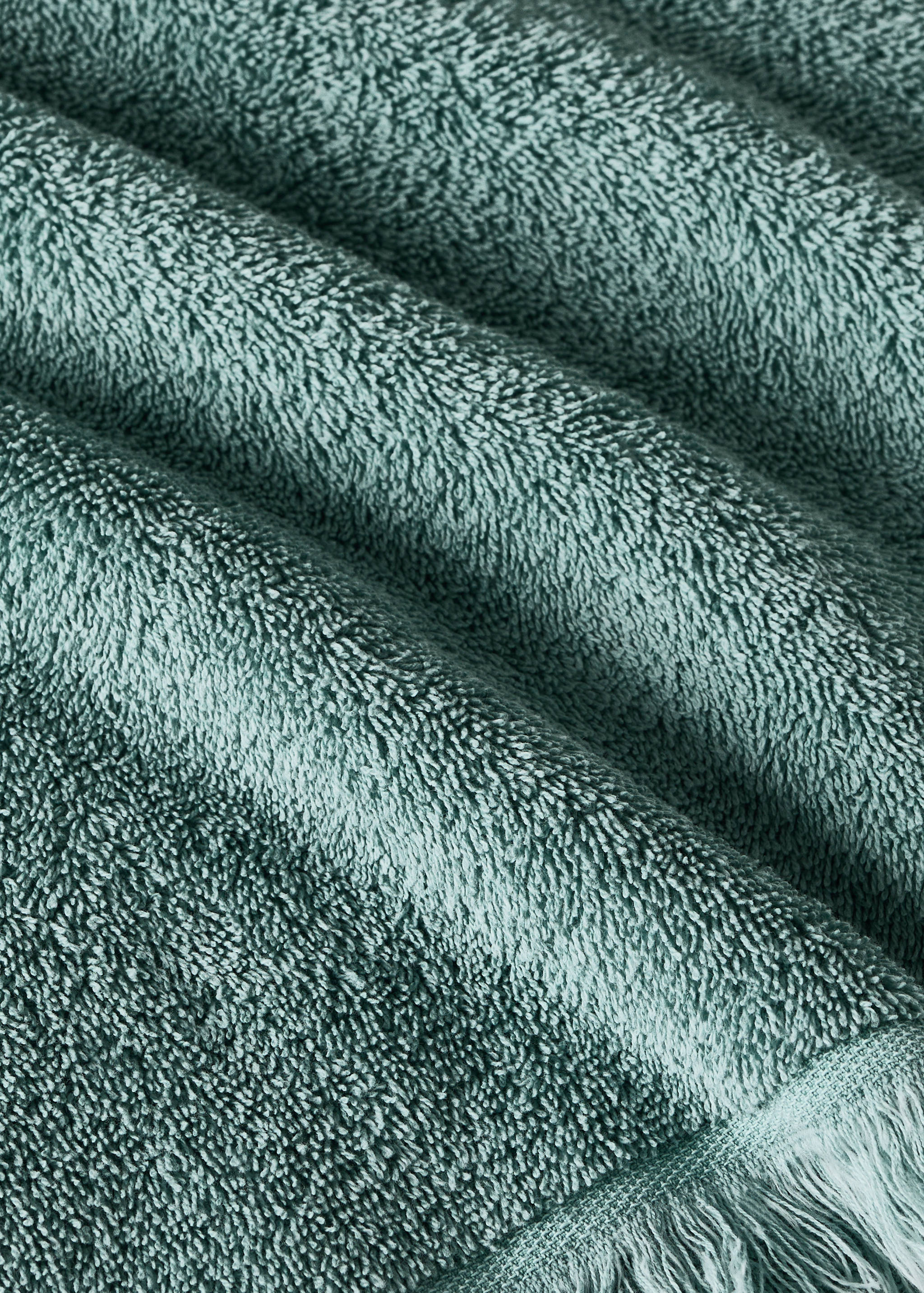 Πετσέτα χεριών  από οργανικό βαμβάκι και κρόσσια - Λεπτομέρεια του προϊόντος 2