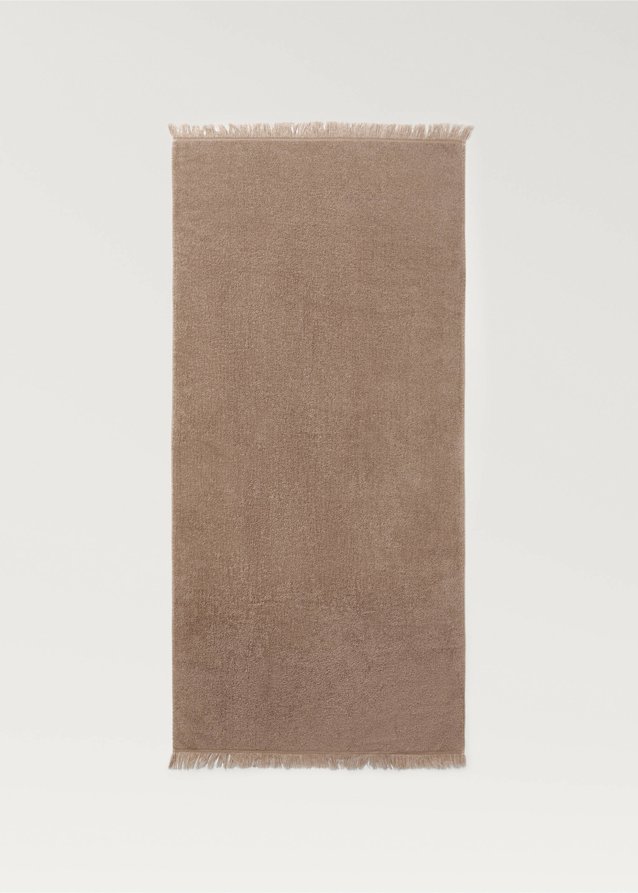 Biopamut gyerek zuhanytörölköző rojtokkal - A termék adatai 3, Közepes barna. Ref: 87003362-00.