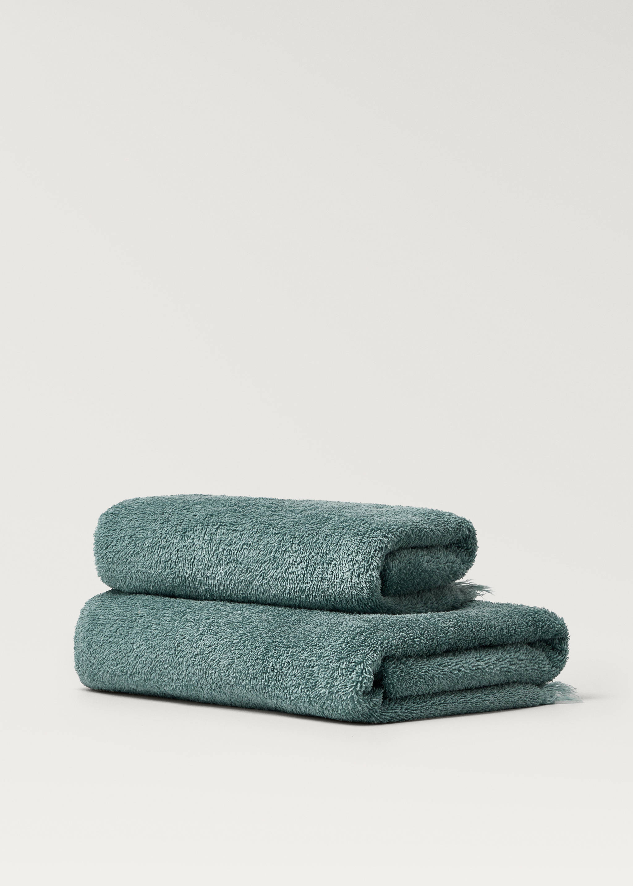 Duschhandduk för barn i ekologisk bomull med fransar - Artikel utan modell