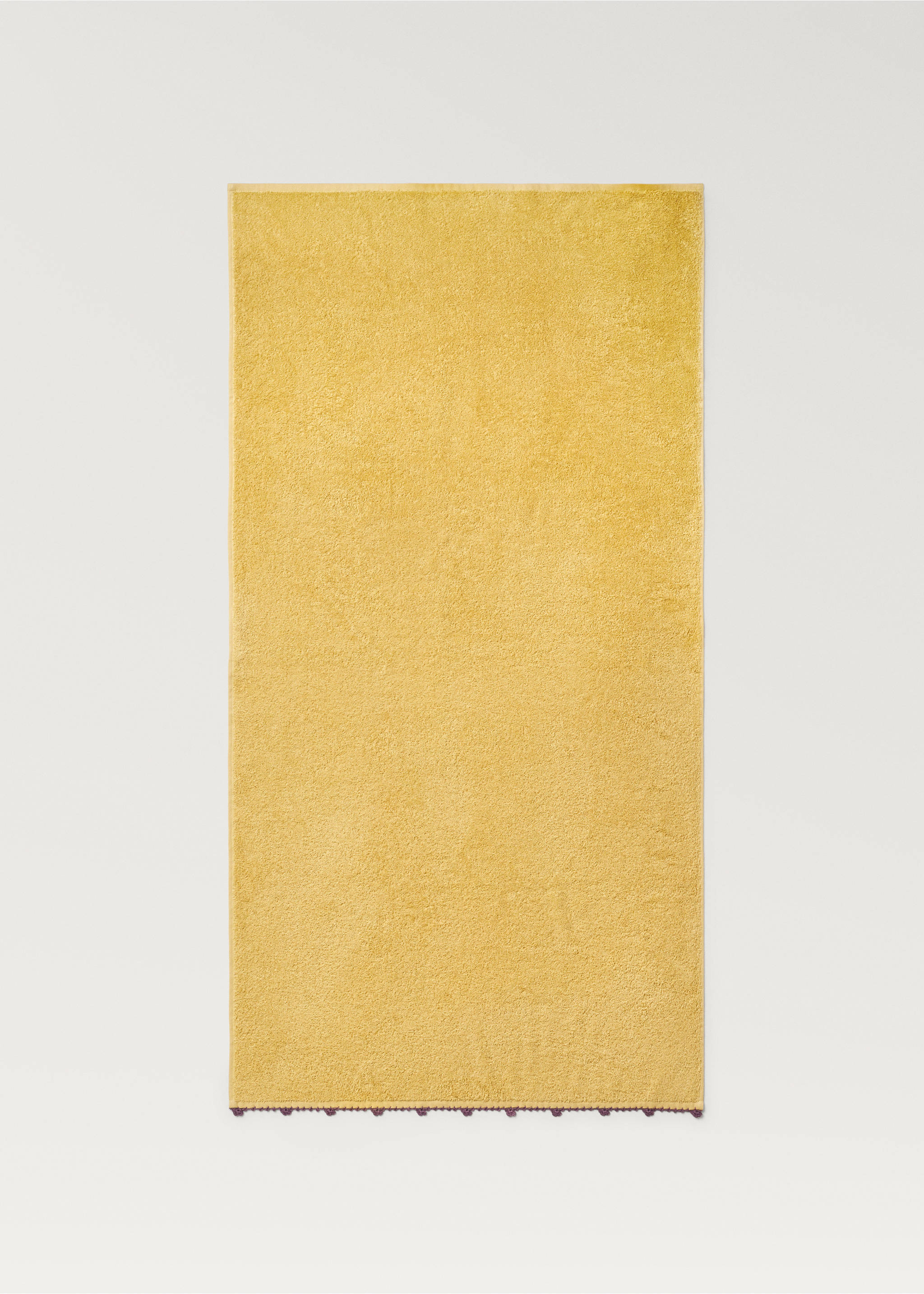 Children's bath towel crochet finish - Details of the article 1, Beige. Ref: 87003366-00.