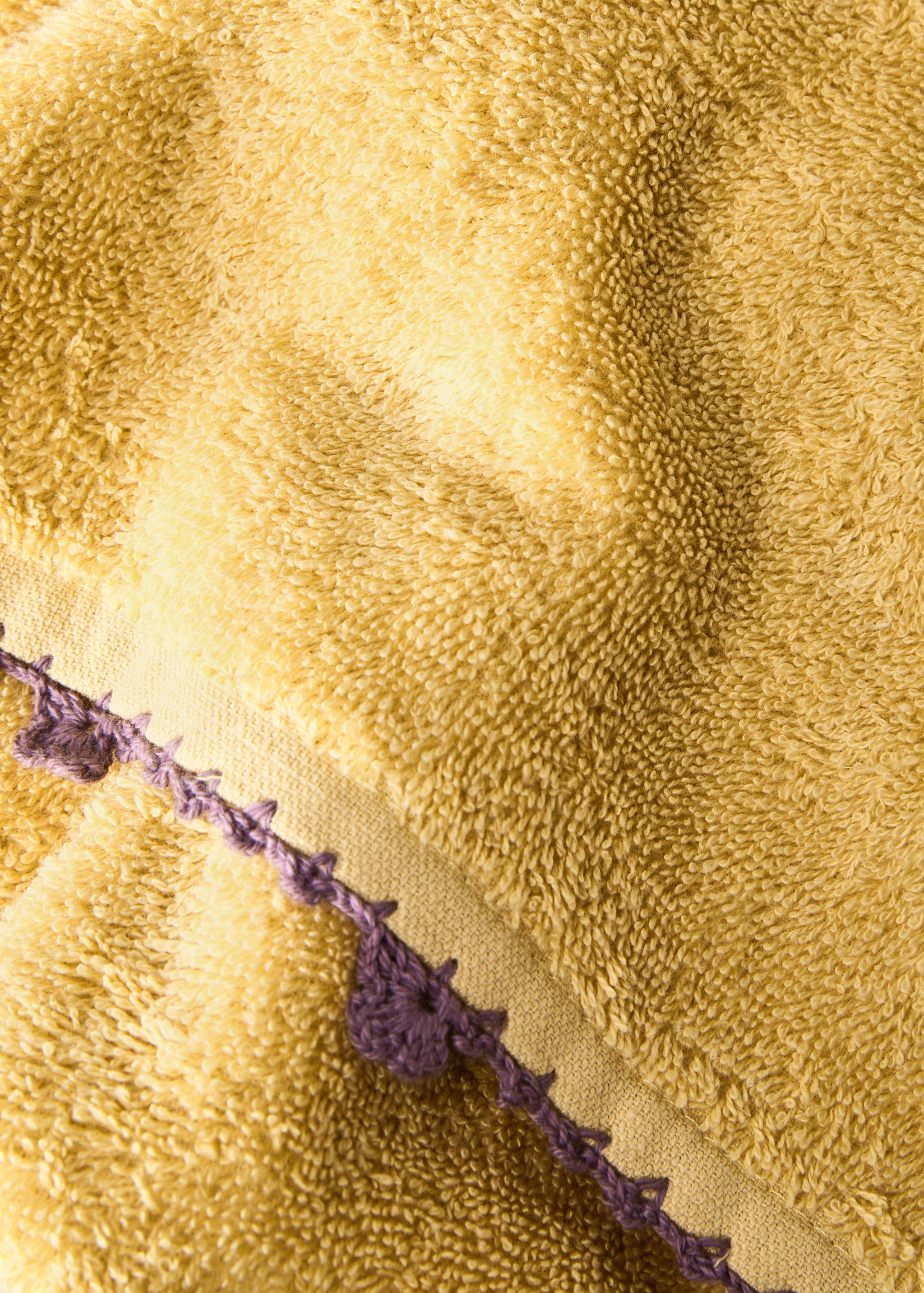 Children's bath towel crochet finish - Details of the article 3