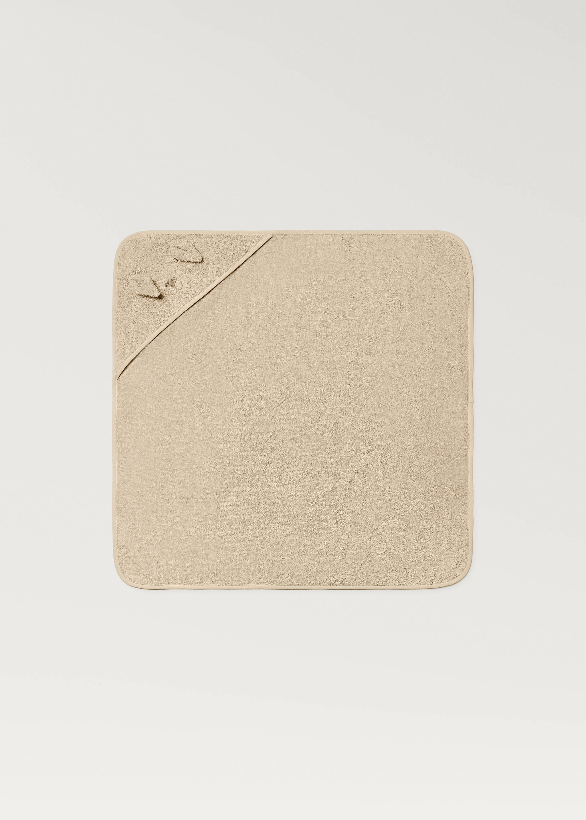 Kinderbadetuch mit Kapuze aus Frottee mit Öhrchen - Artikel ohne Model