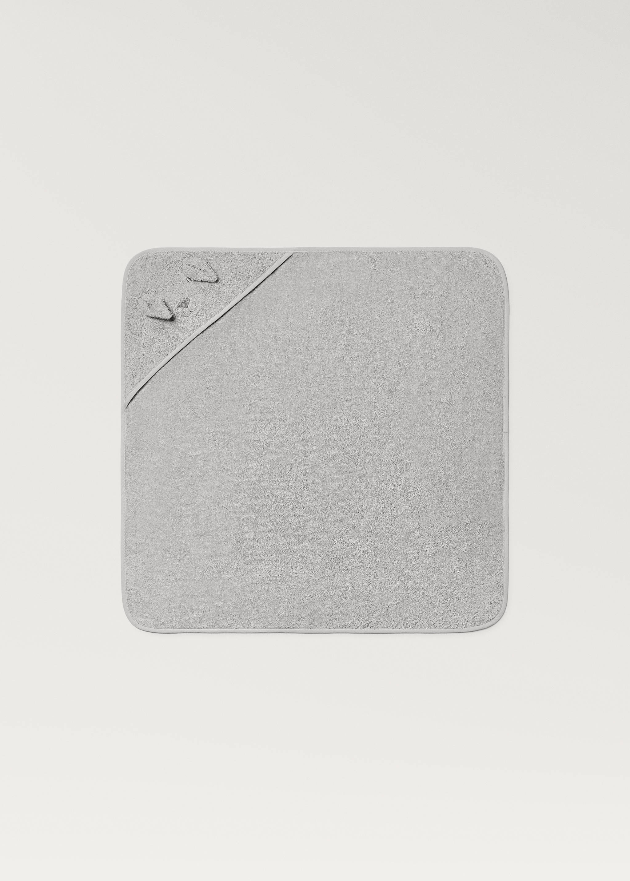 Kinderbadetuch mit Kapuze aus Frottee mit Öhrchen - Artikel ohne Model