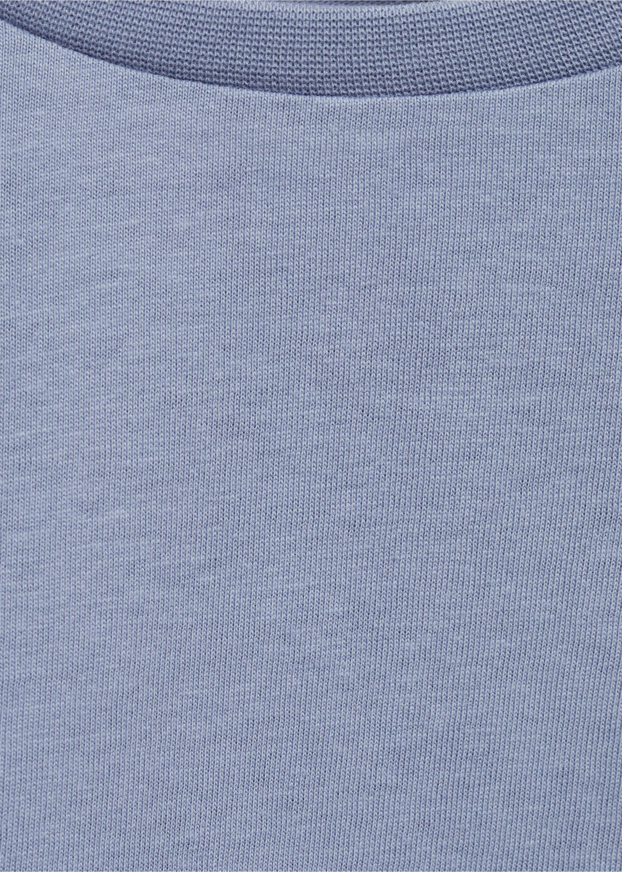 Camiseta detalles calados - Detalle del artículo 0, Azul petróleo. Ref: 87003652-00.