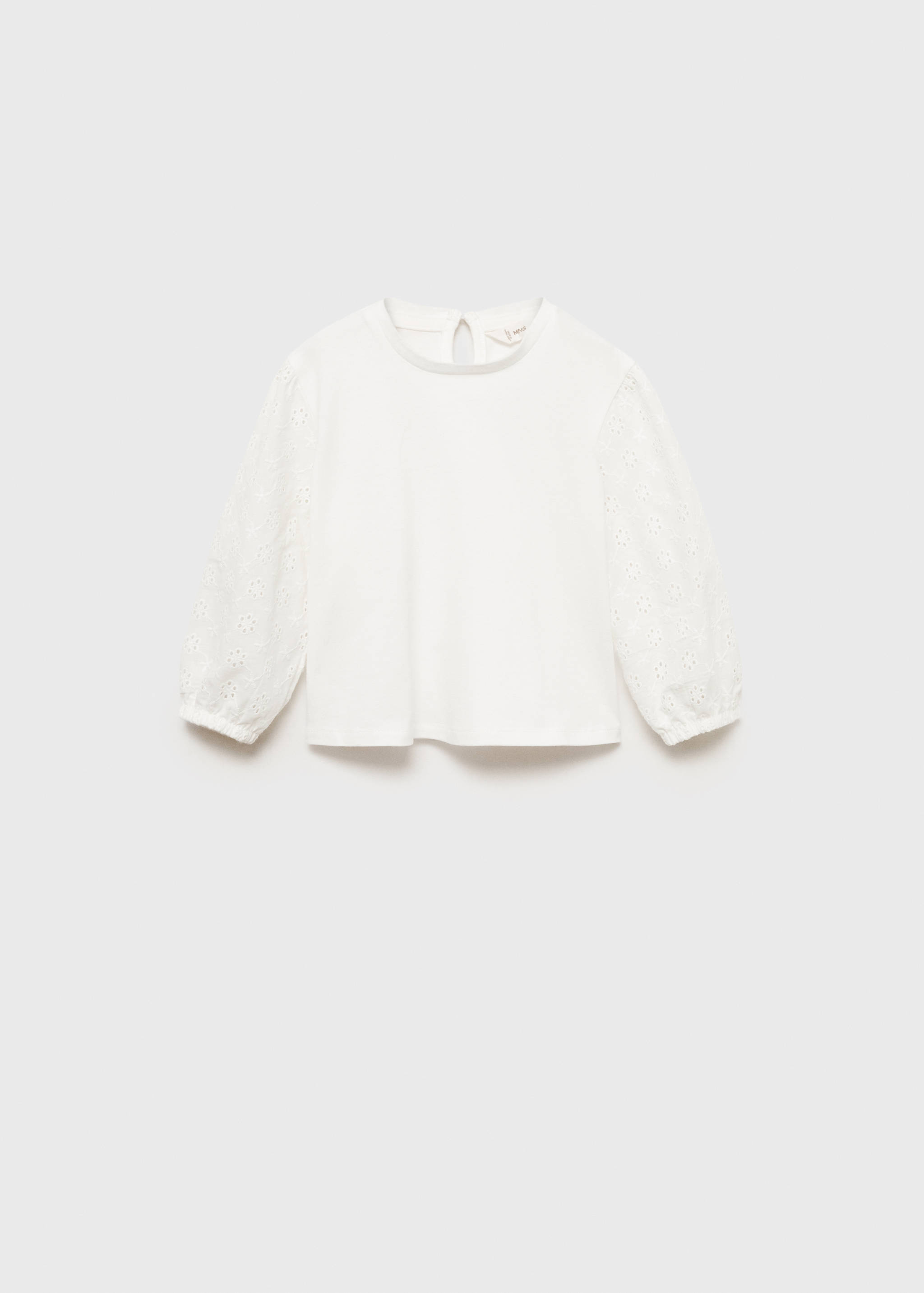 Embroidered sleeve T-shirt - Article without model