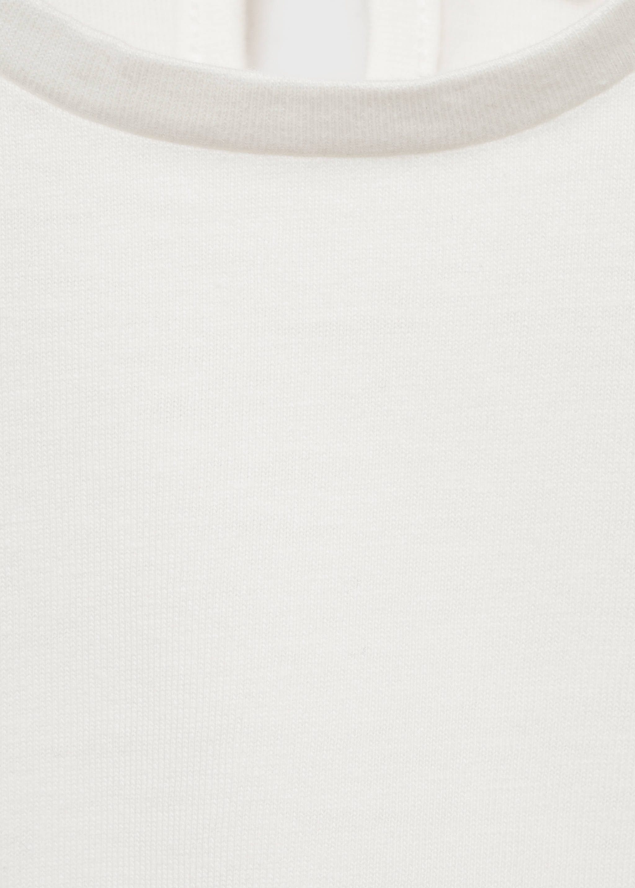 Embroidered sleeve T-shirt - Details of the article 0