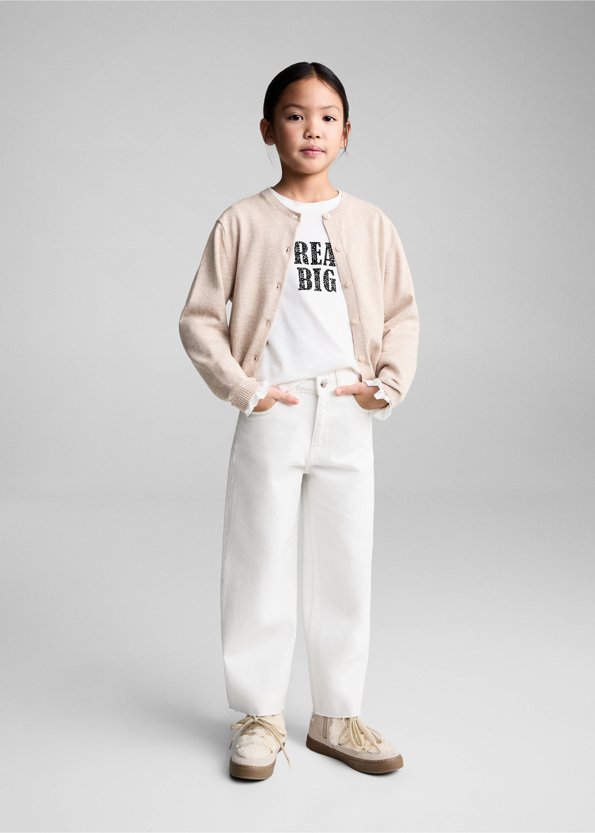 Message cotton T-shirt - General plane, Off White. Ref: 87003654-00.