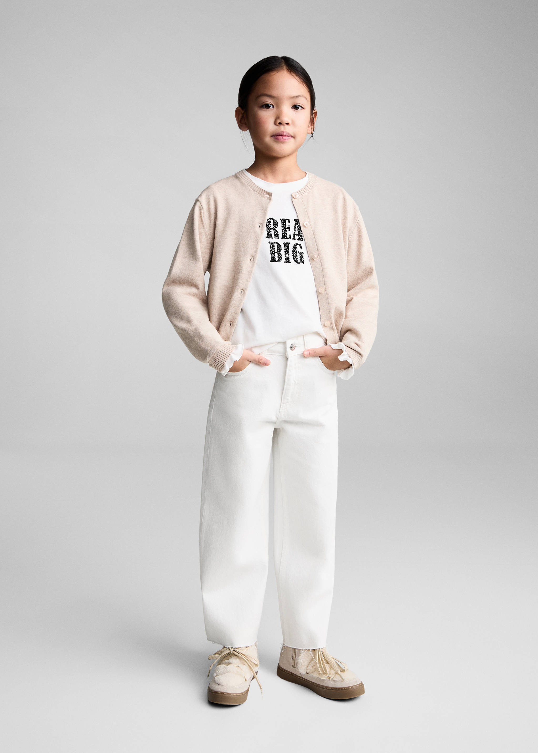 Message cotton T-shirt - General plane