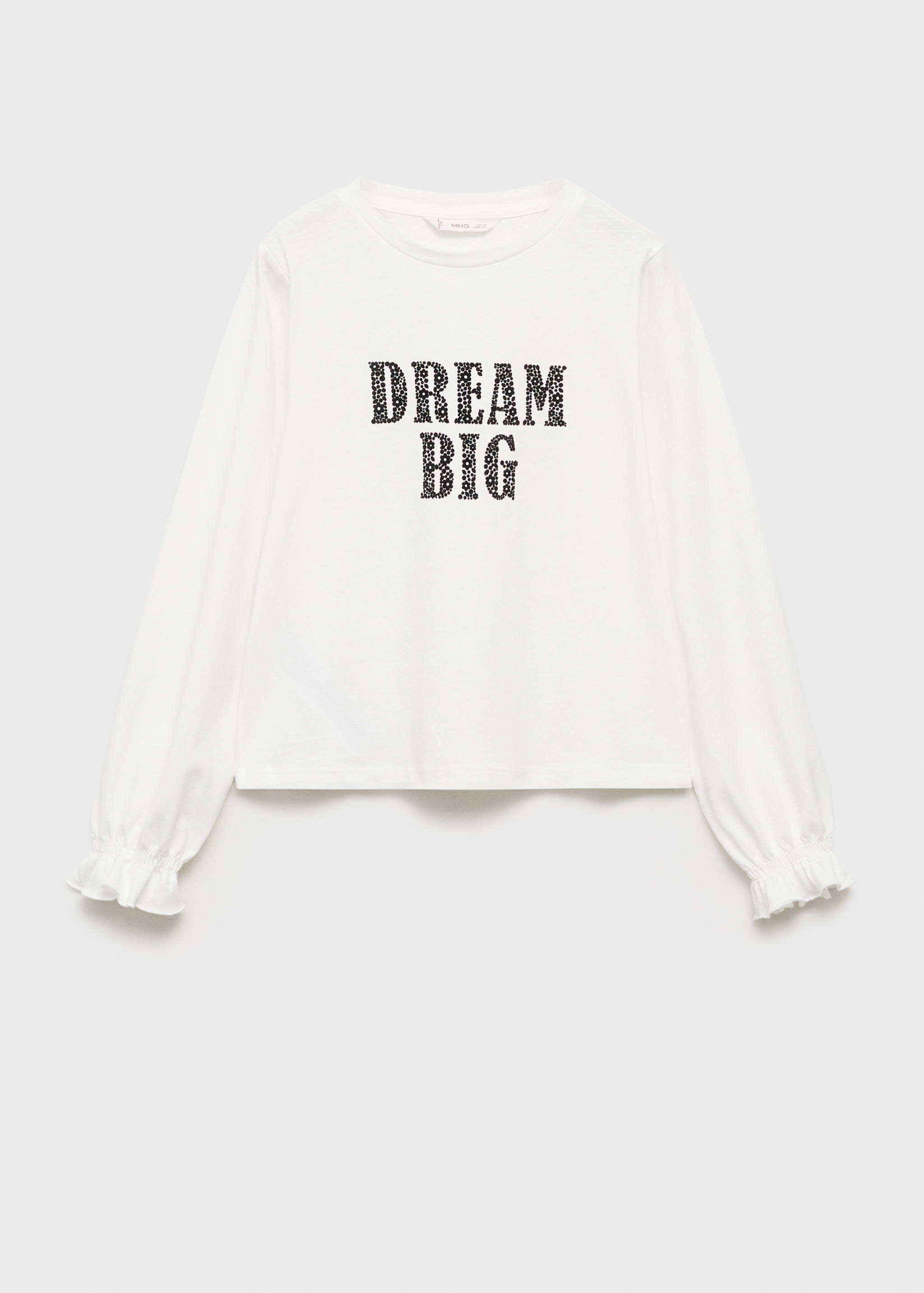 Message cotton T-shirt - Article without model