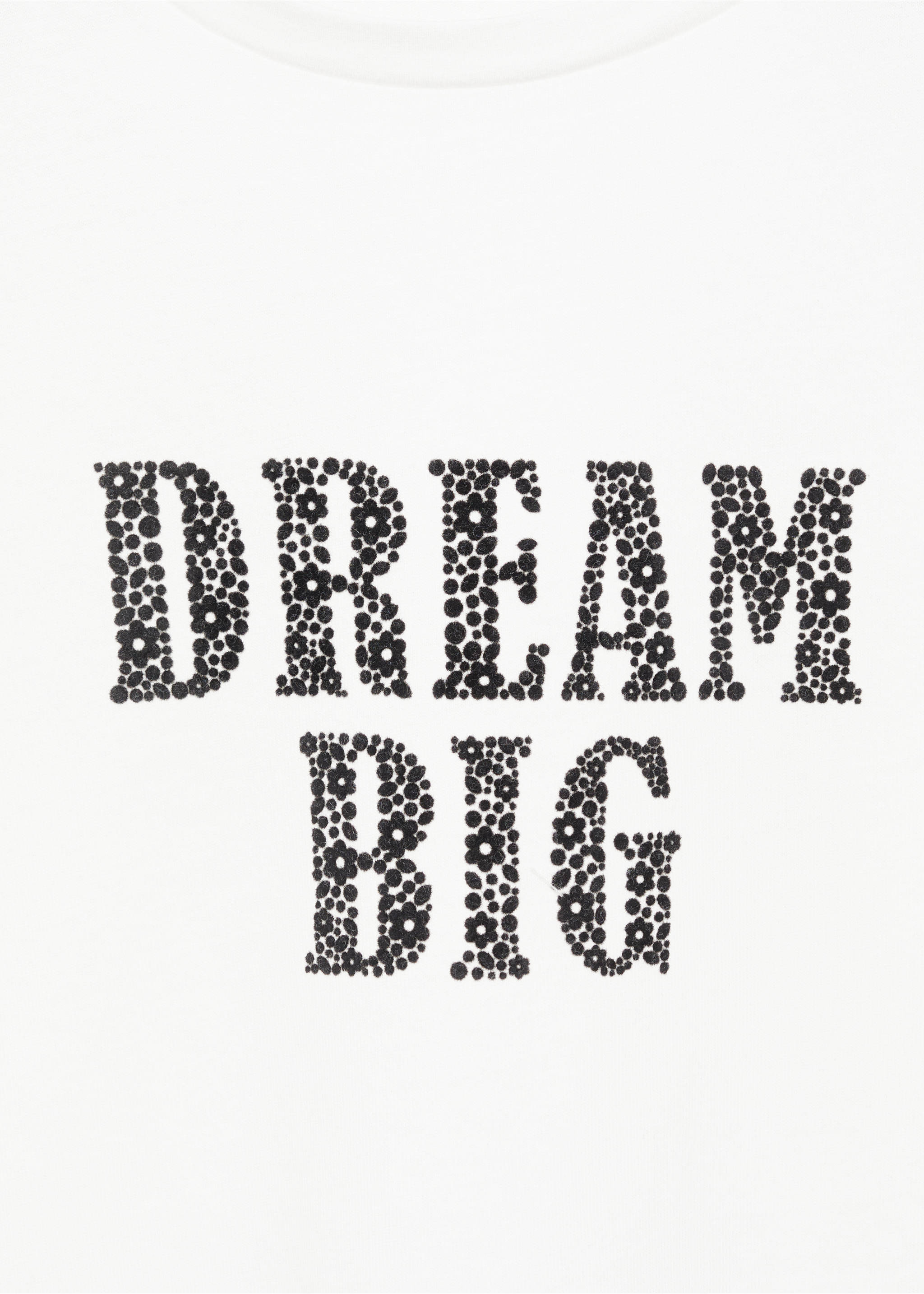 Message cotton T-shirt - Details of the article 8, Off White. Ref: 87003654-00.