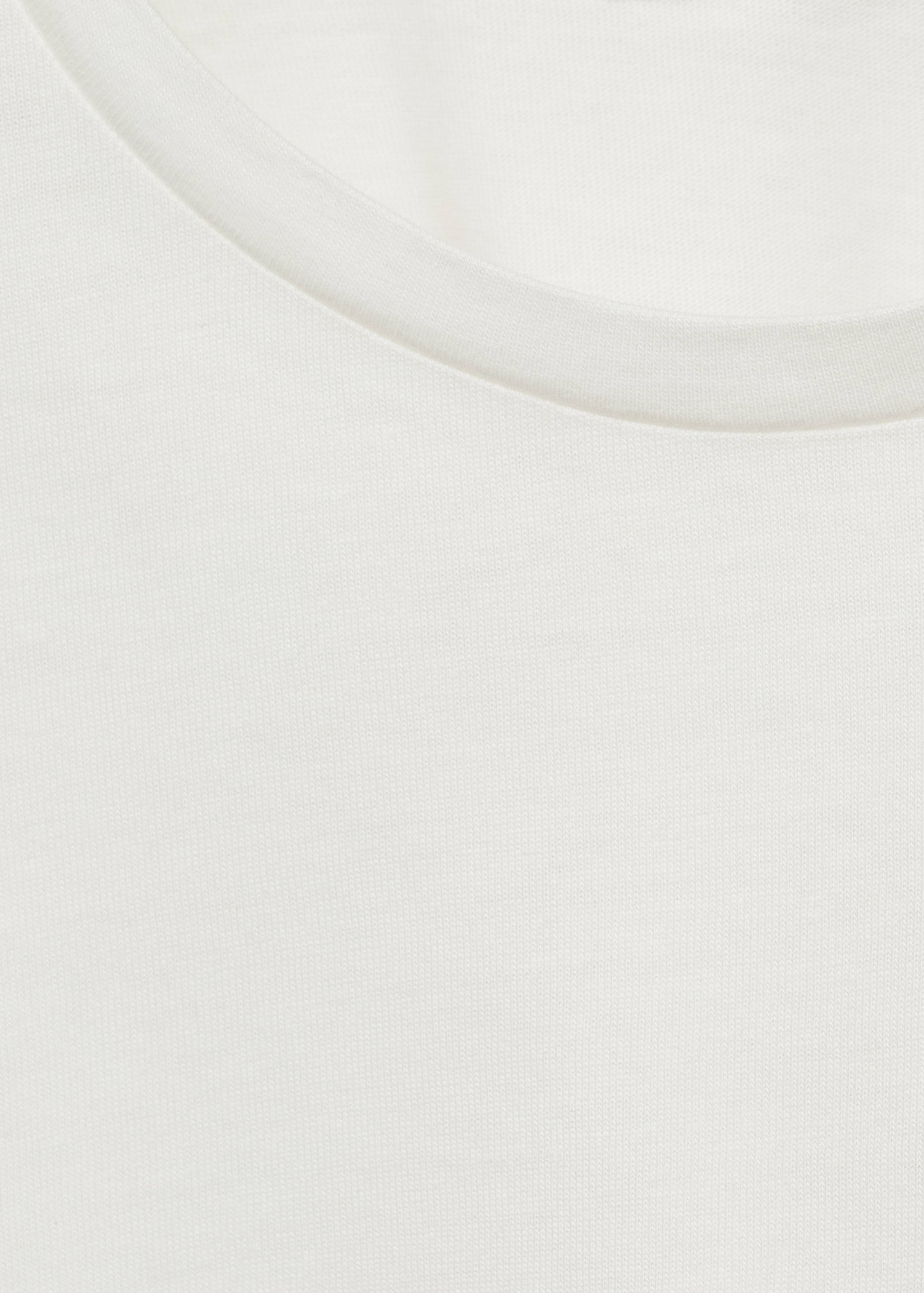 Embroidered detail T-shirt - Details of the article 8