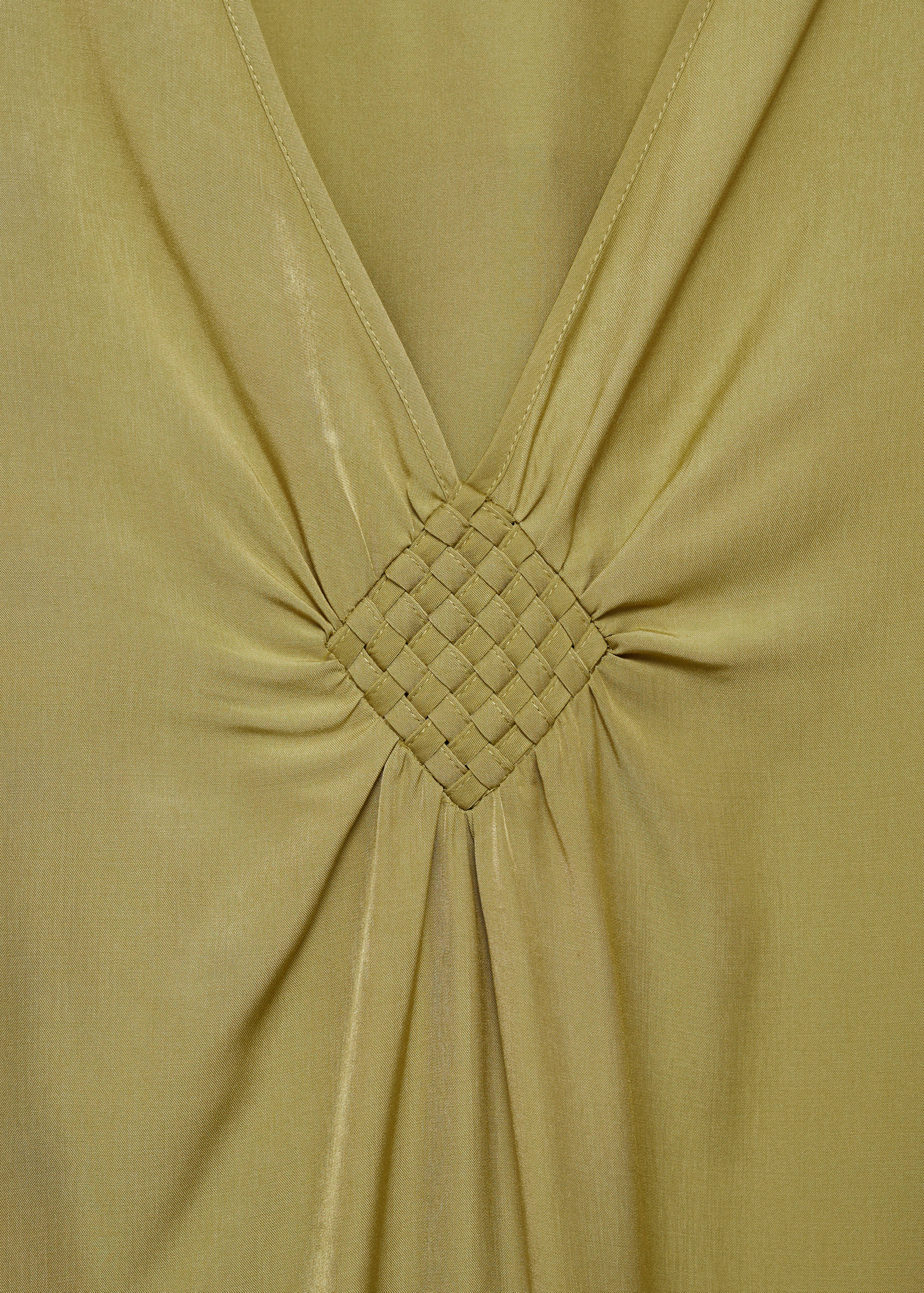 Robe satinée manches cloche - Détail de l'article 8