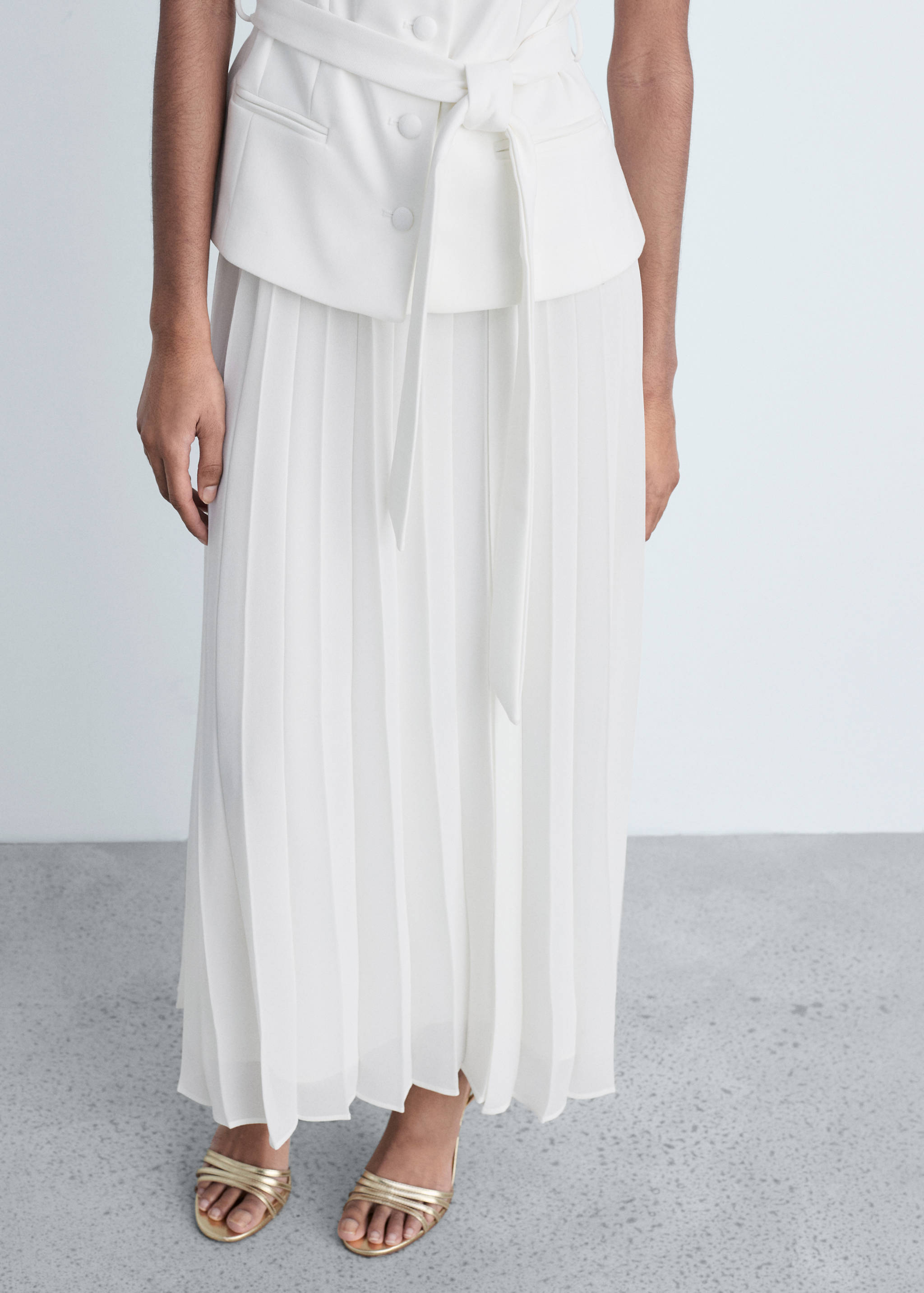 Combined waistcoat dress - Medium plane
