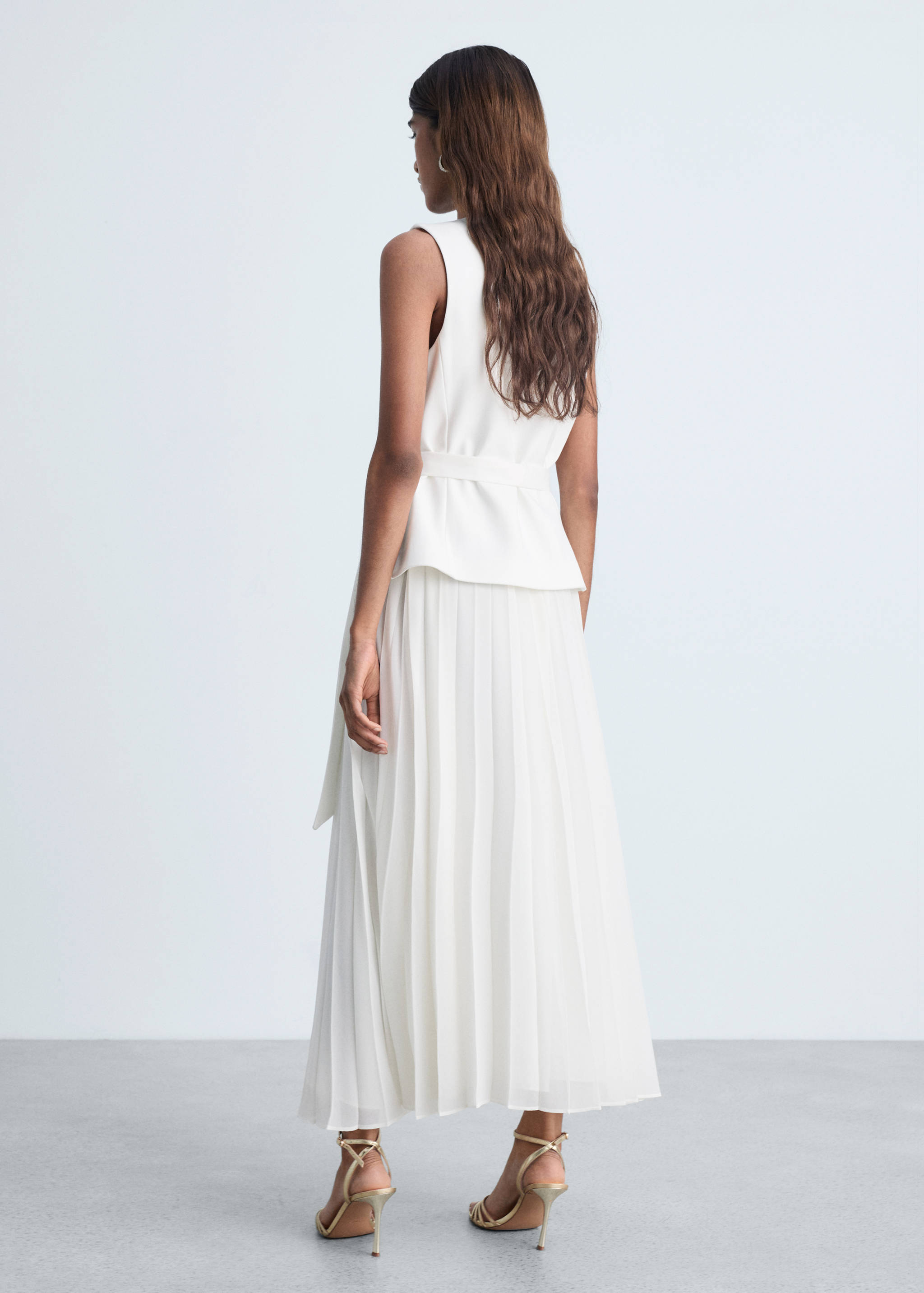 Combined waistcoat dress - Reverse of the article
