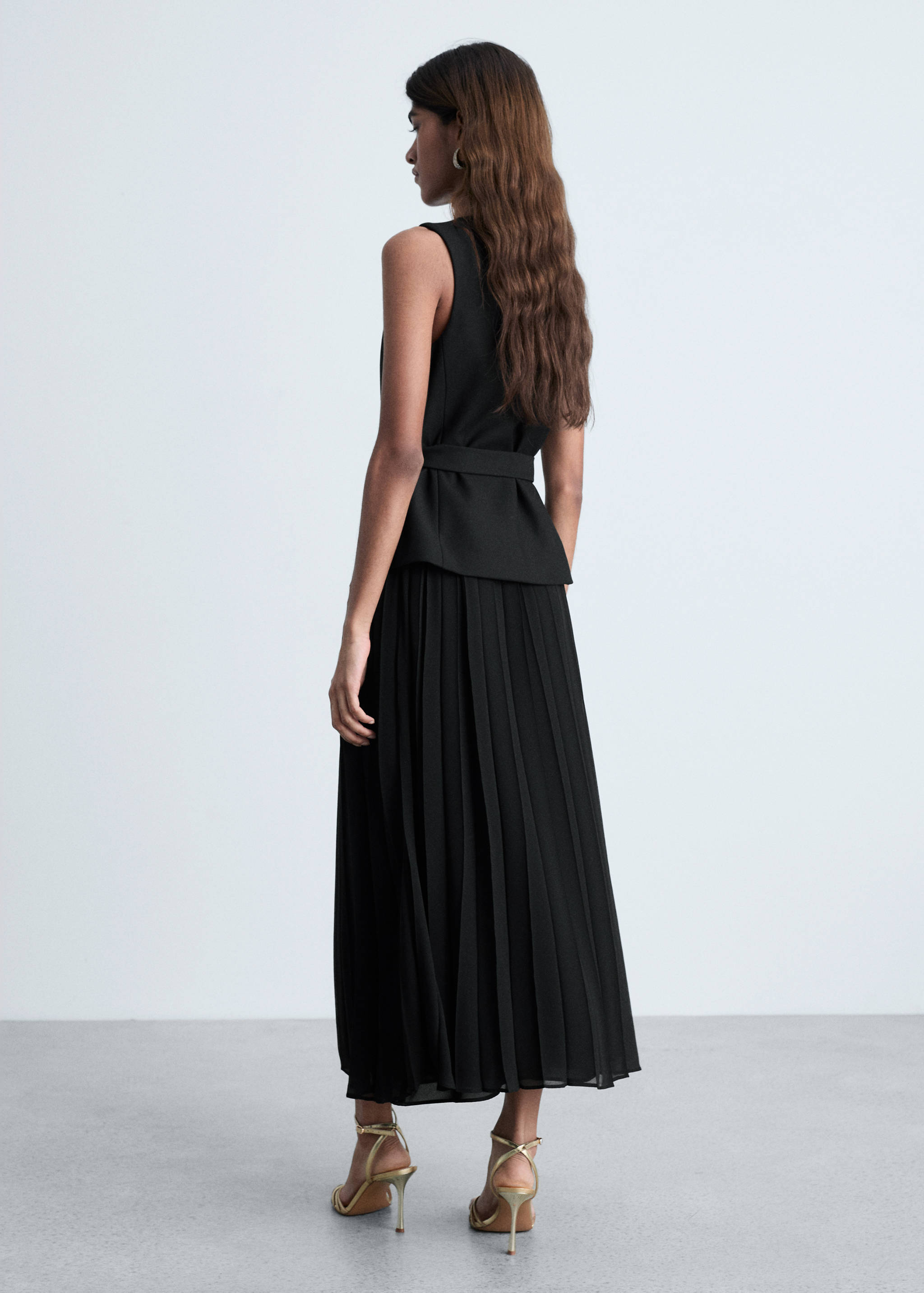 Combined waistcoat dress - Reverse of the article