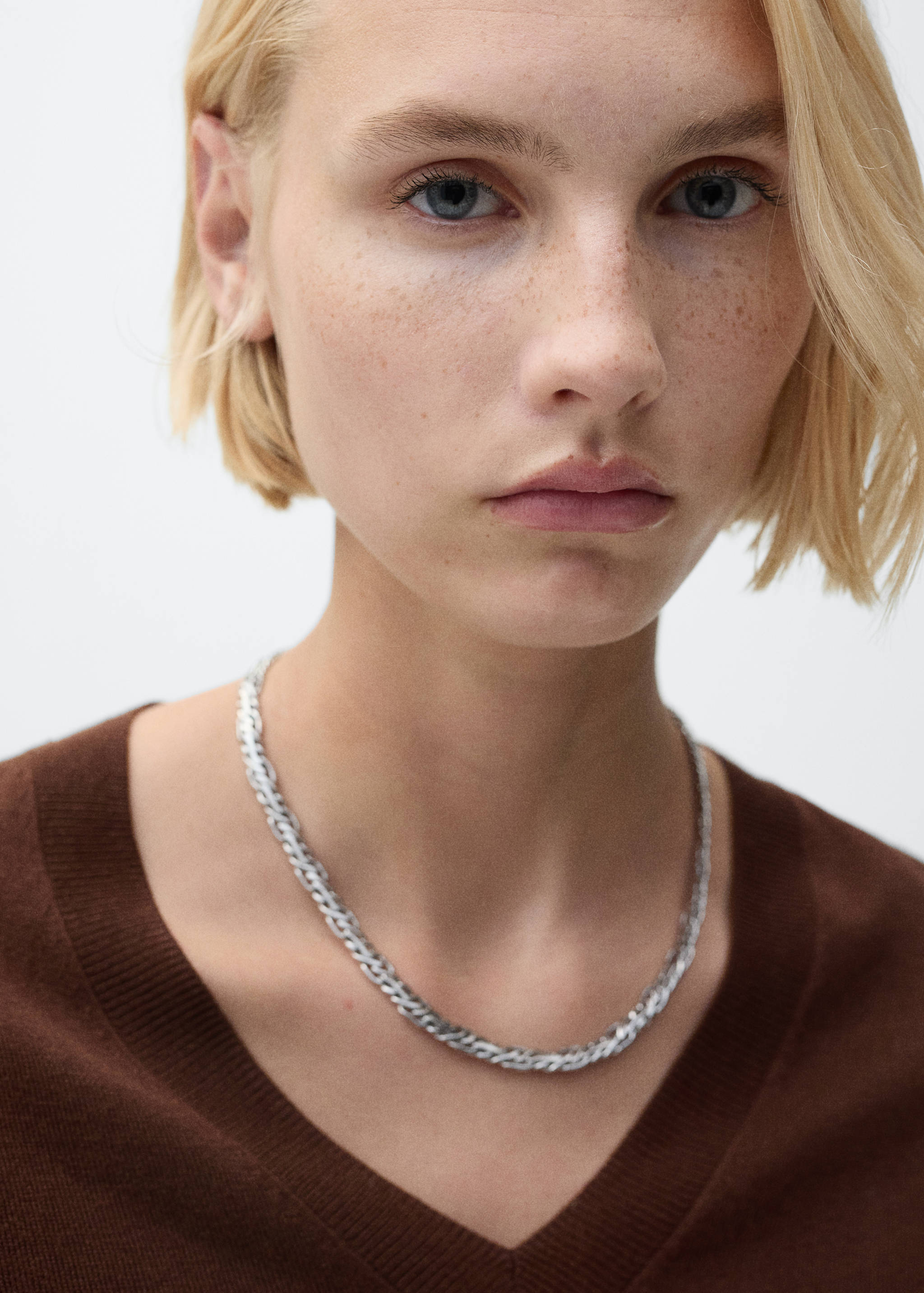 Strickpullover mit V-Ausschnitt - Detail des Artikels 1