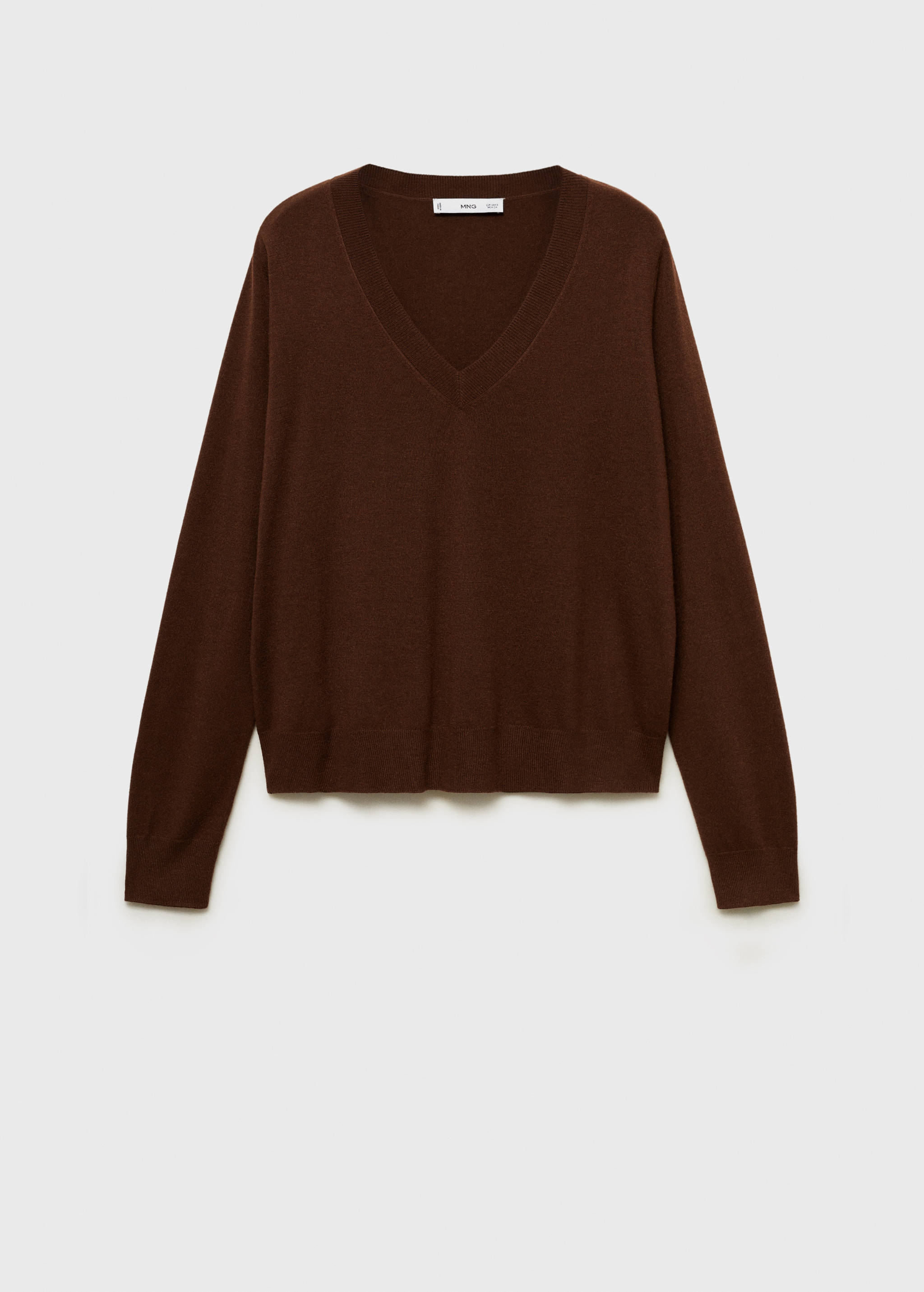 Strickpullover mit V-Ausschnitt - Artikel ohne Model