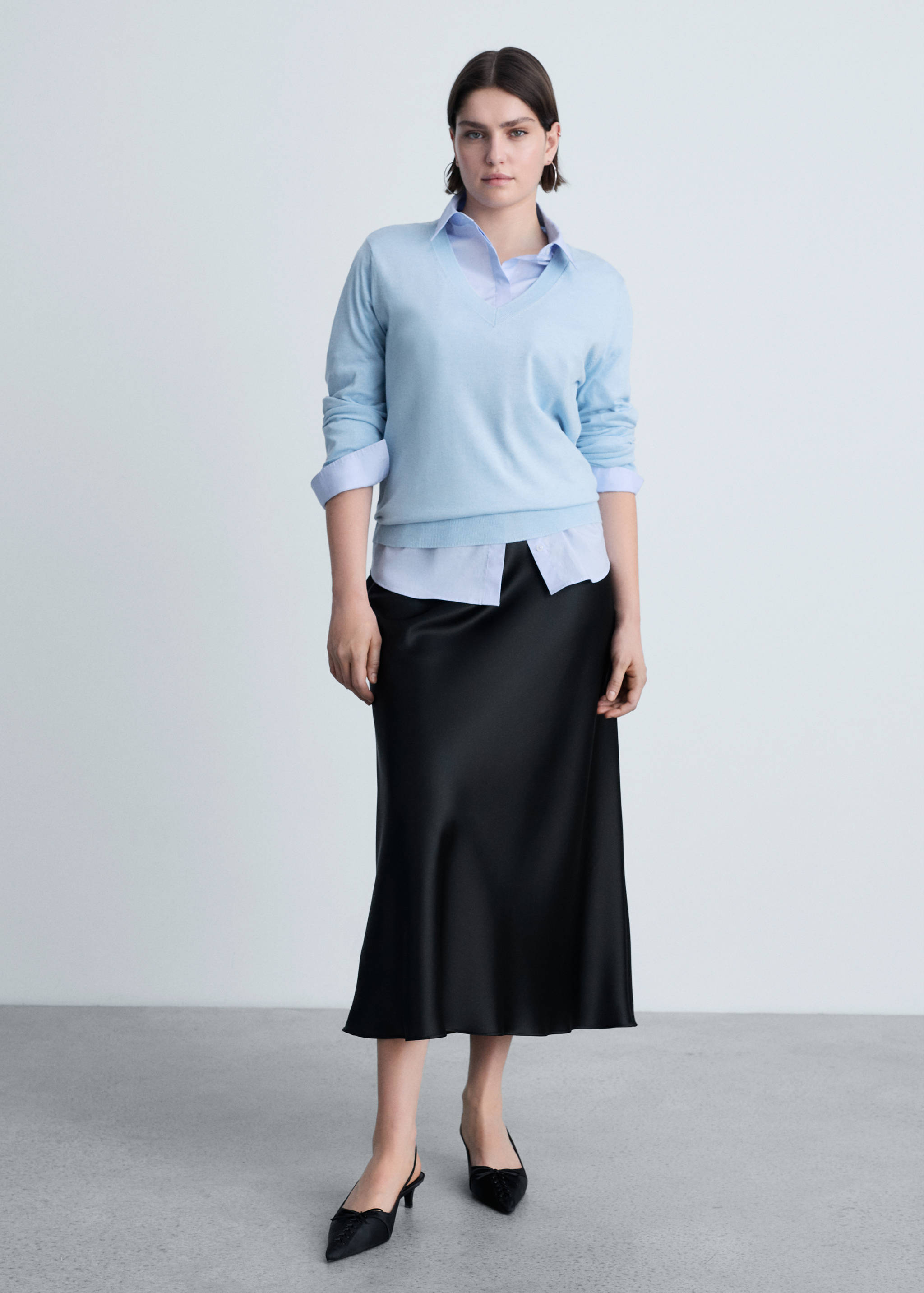 Strickpullover mit V-Ausschnitt - Detail des Artikels 3