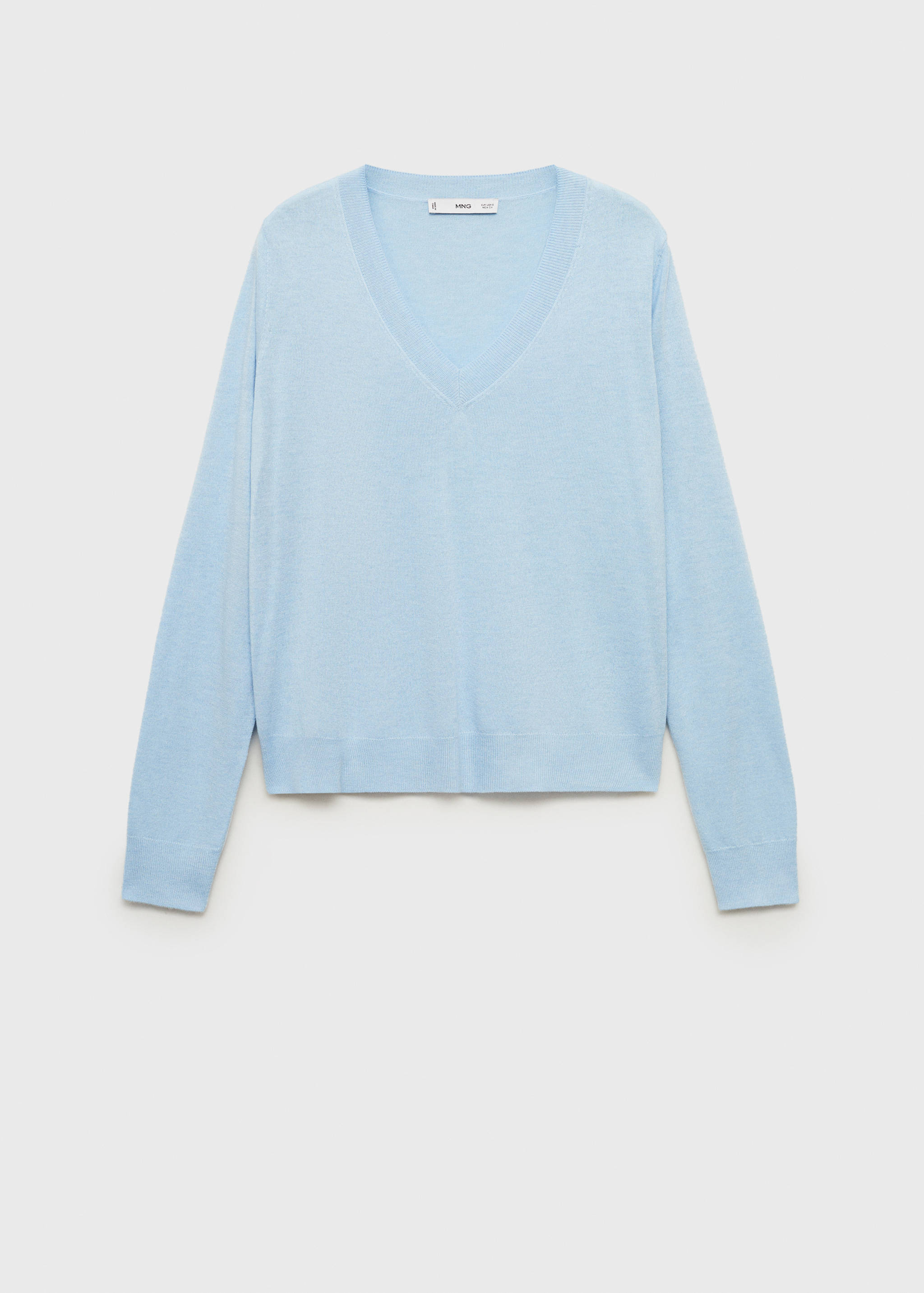 V-neck knit sweater - Article without model
