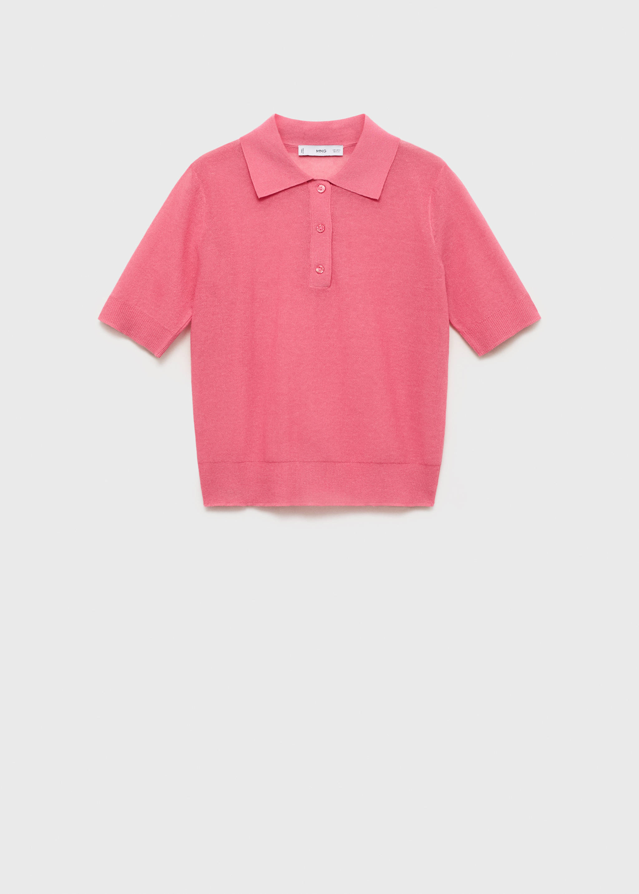 Stickad tröja polokrage - Artikel utan modell