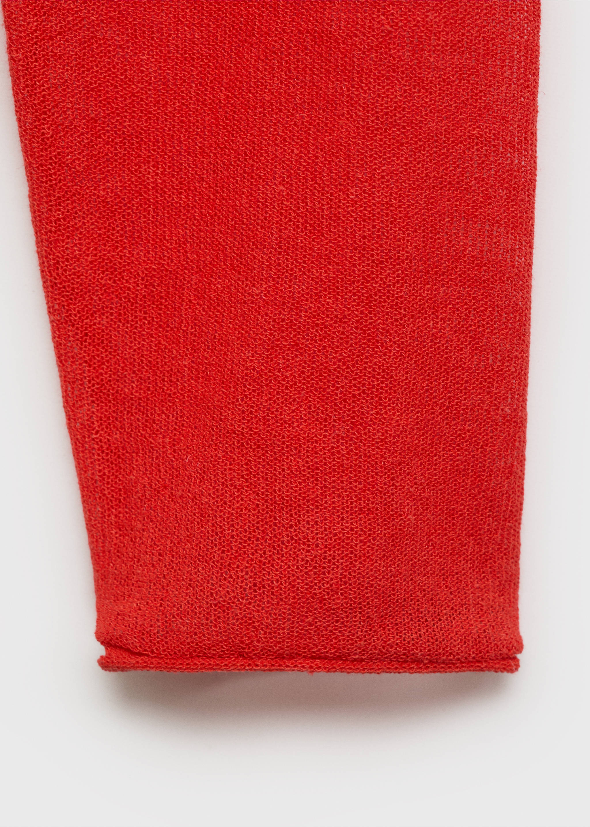 Jersei semitransparent coll alt - Detall de l'article 0, Vermell. Ref: 87004085-00.