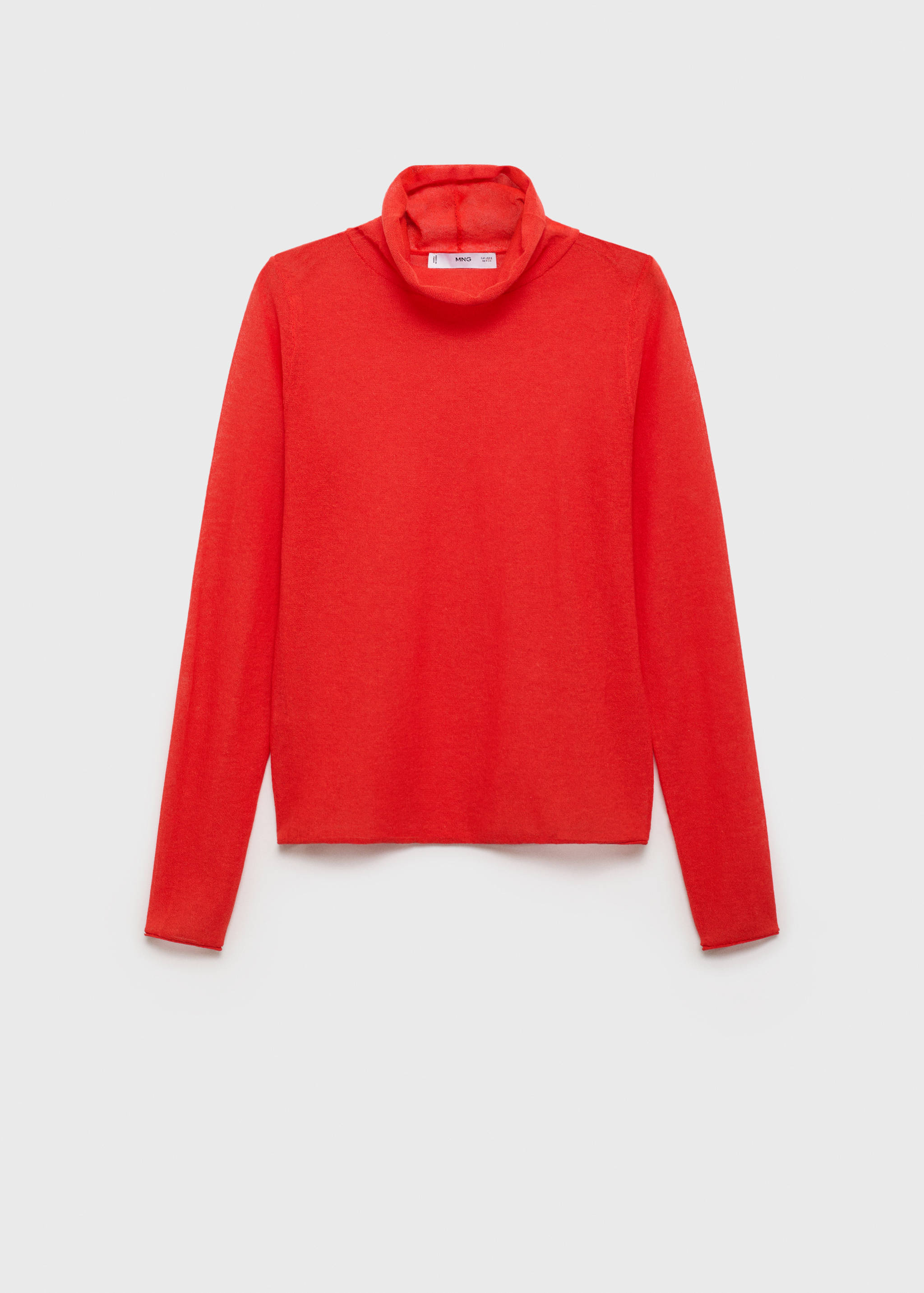 Jersey semitransparente cuello alto - Artículo sin modelo