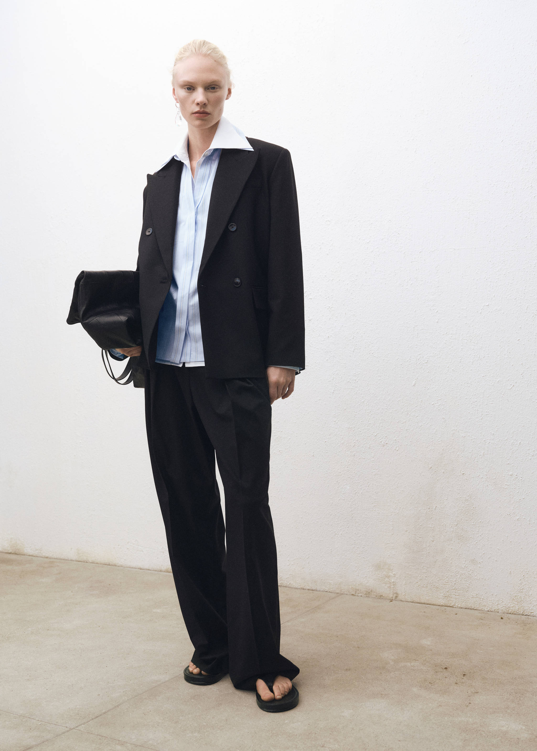 Chemise regular-fit coton rayures - Plan général