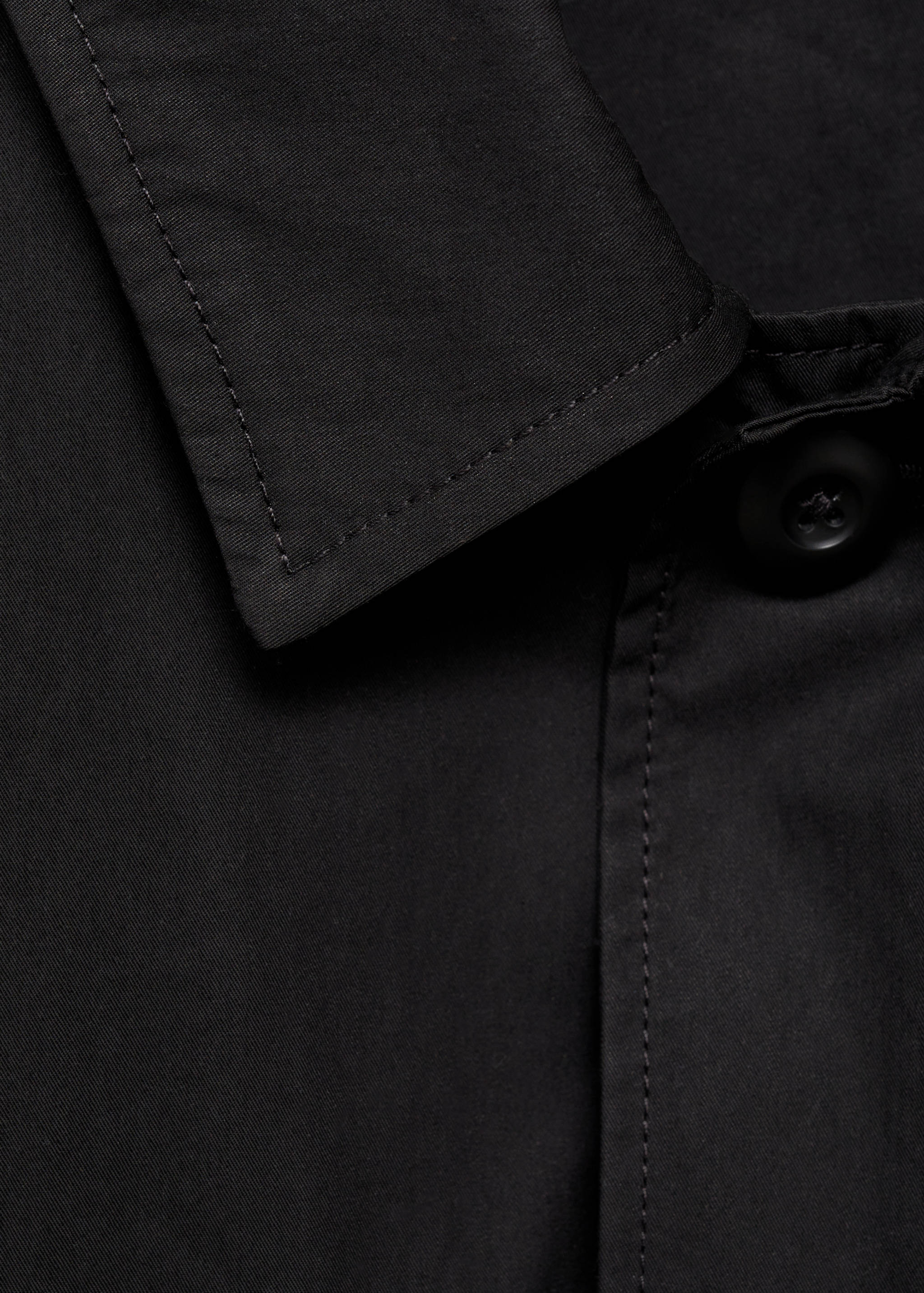 Relaxed-fit cotton overshirt - Details of the article 8