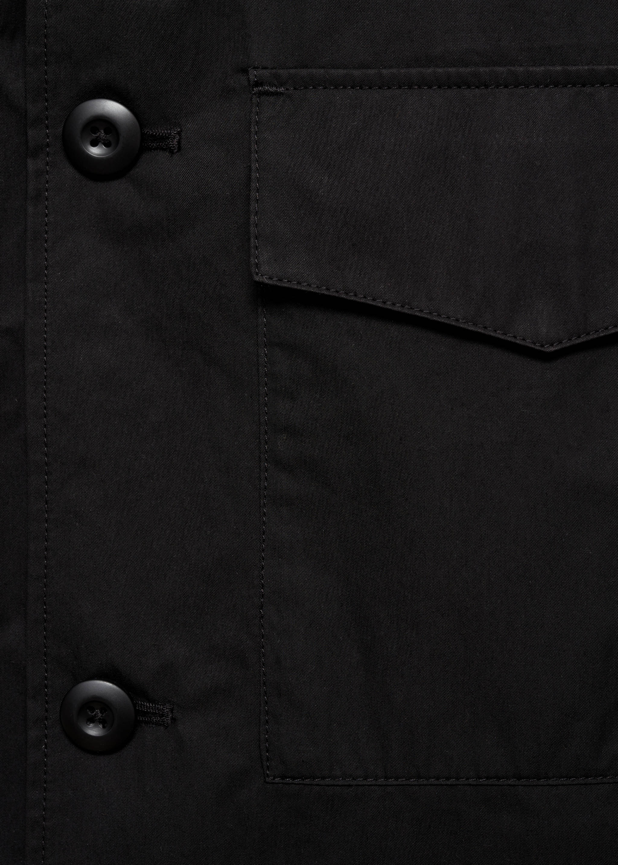 Relaxed-fit cotton overshirt - Details of the article 0