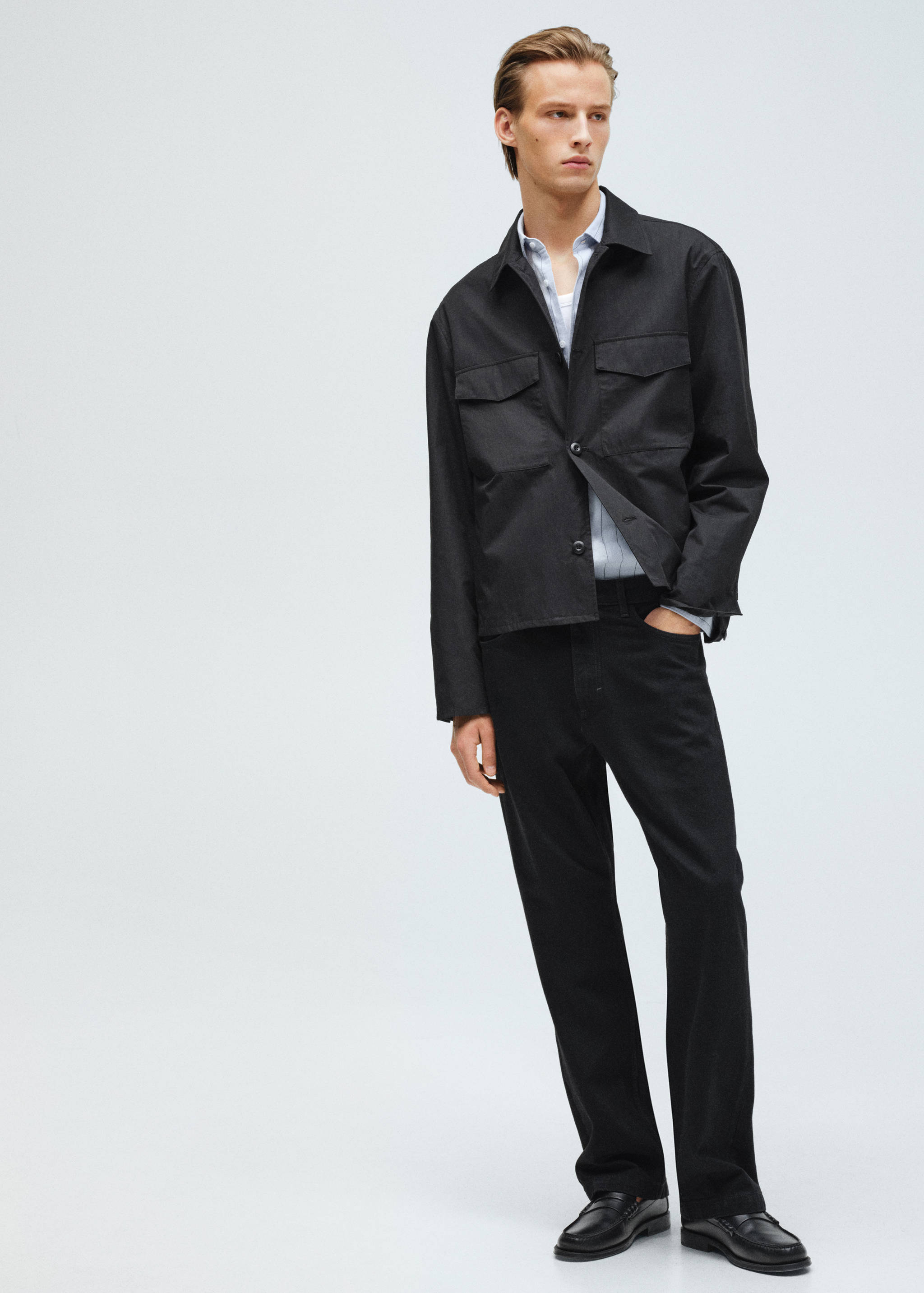 Relaxed-fit cotton overshirt - Details of the article 5