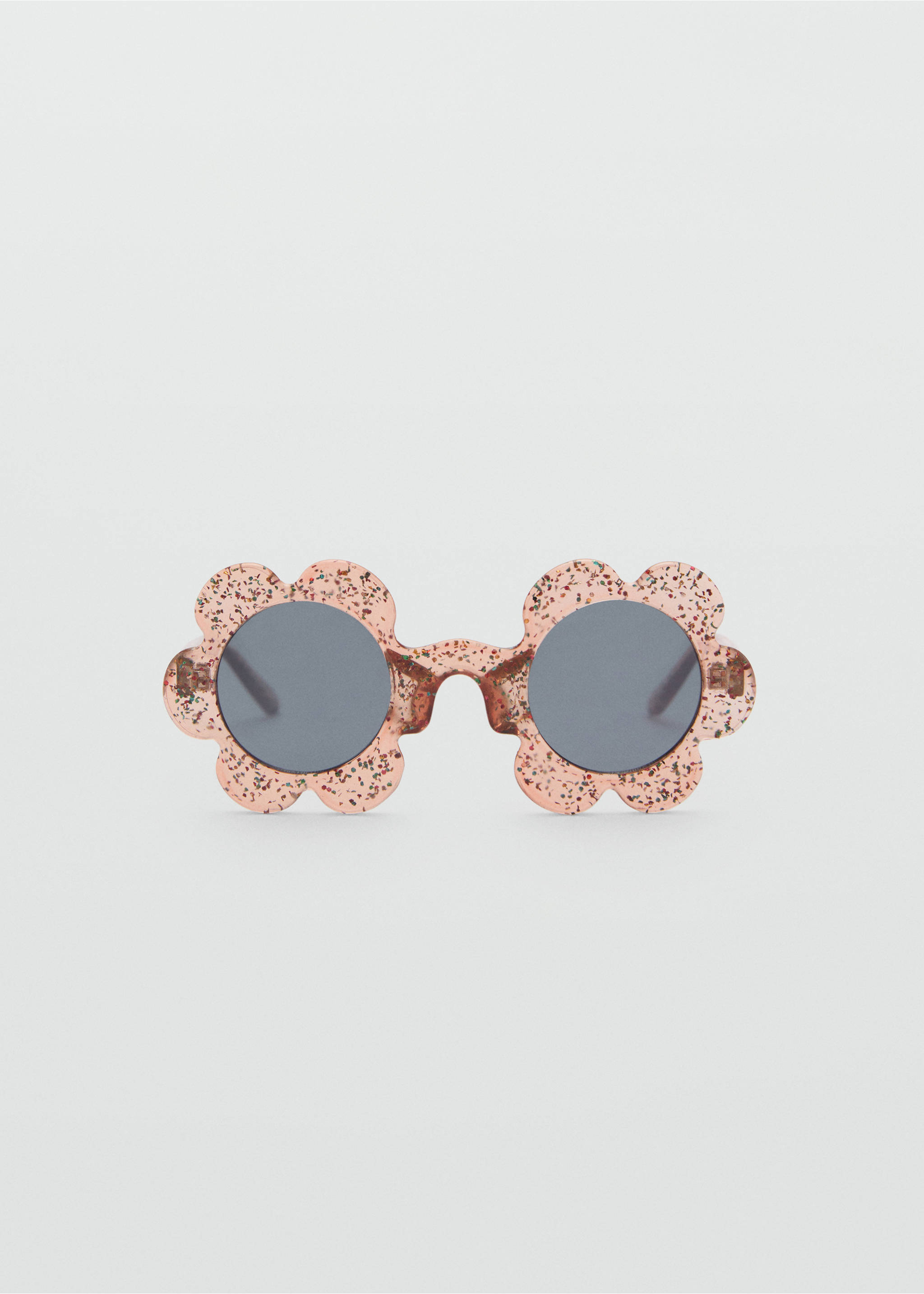 Sonnenbrille mit Blumenmotiv - Artikel ohne Model, Zartrosa. Ref: 87004397-00.