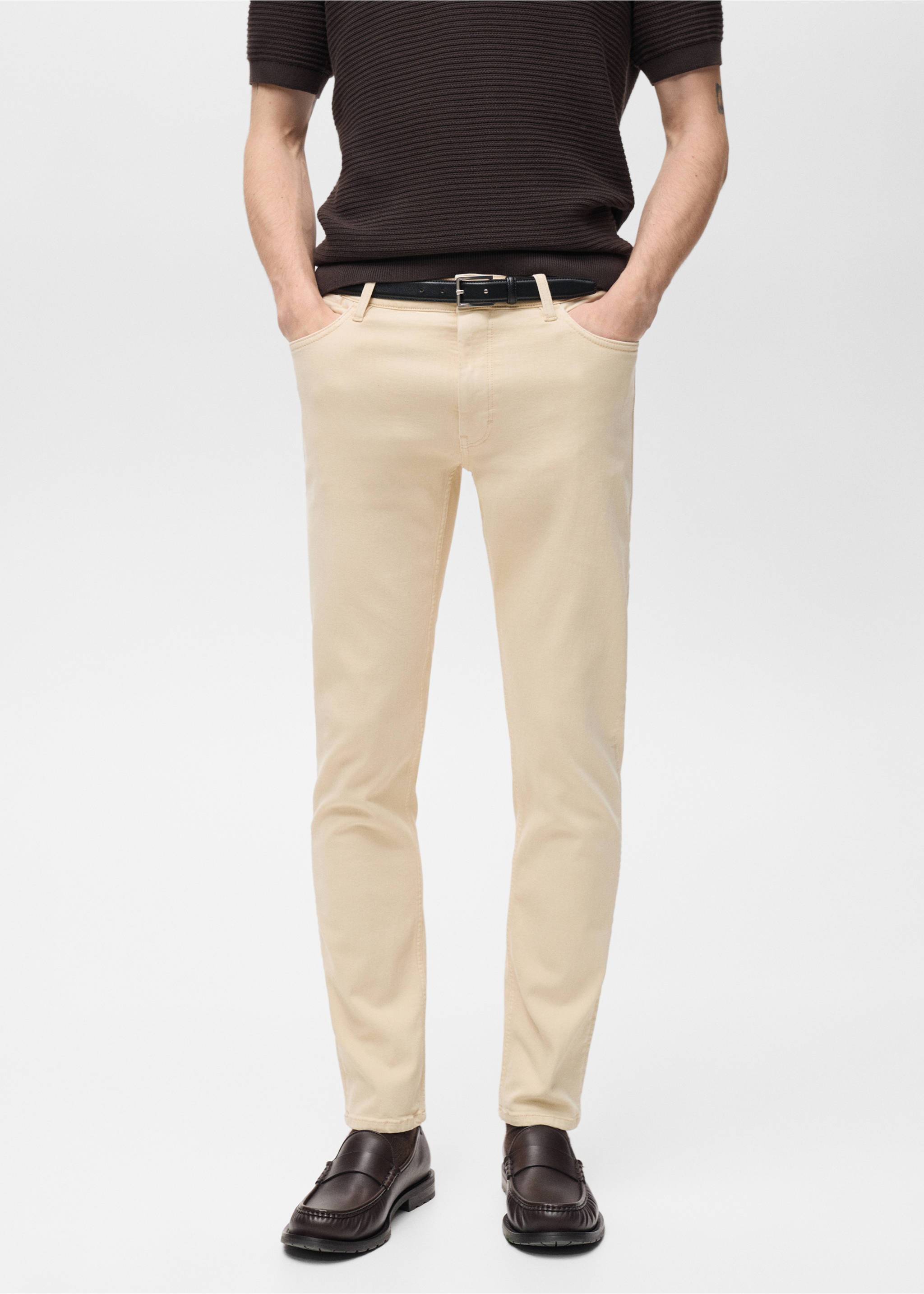 Slim fit Ultra Soft Touch Patrick jeans - Medium plane, Light/Pastel Grey. Ref: 87004402-00.